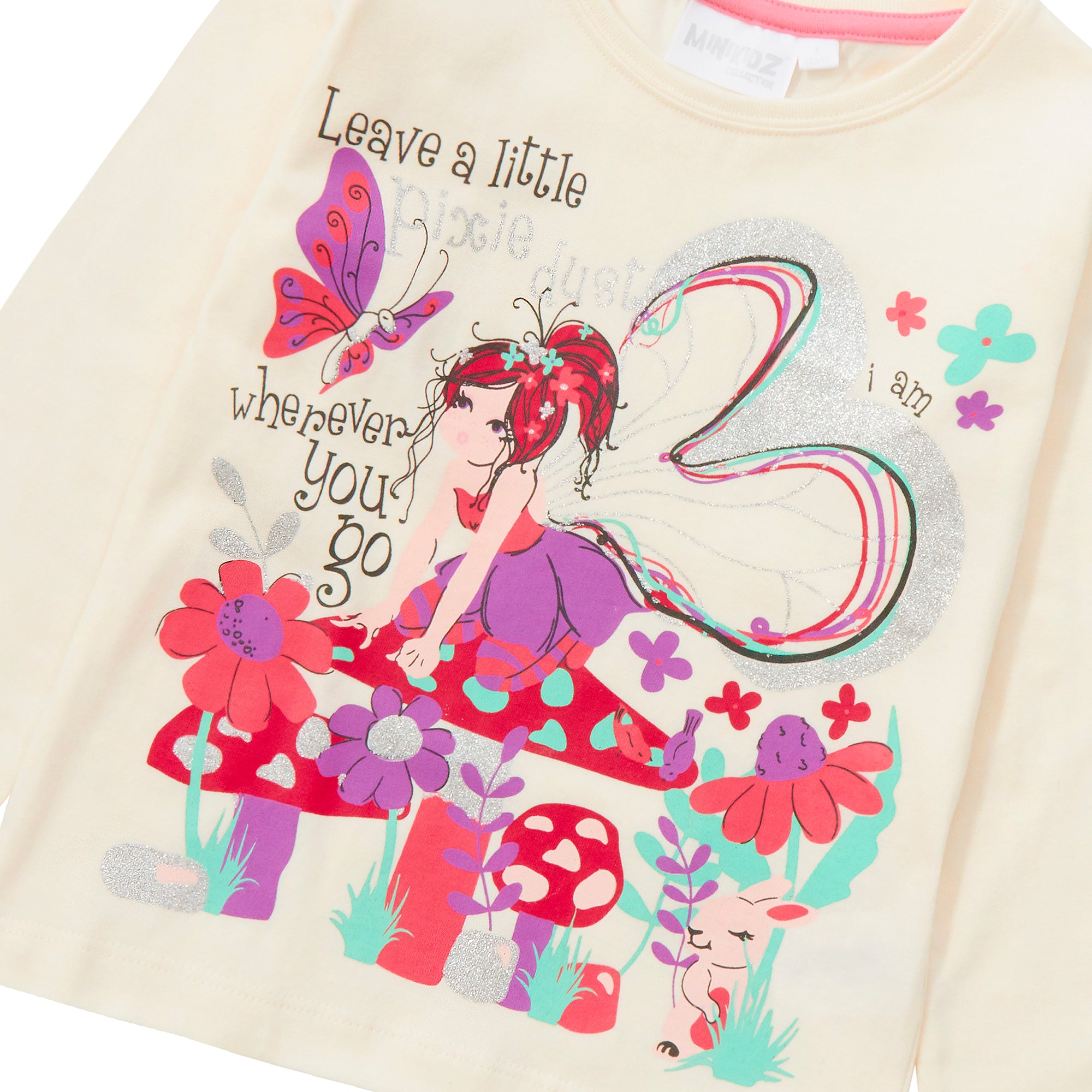 Girls Novelty Birthday Age Long Sleeve T-Shirt Kids 100% Cotton I Am Age Top Tee