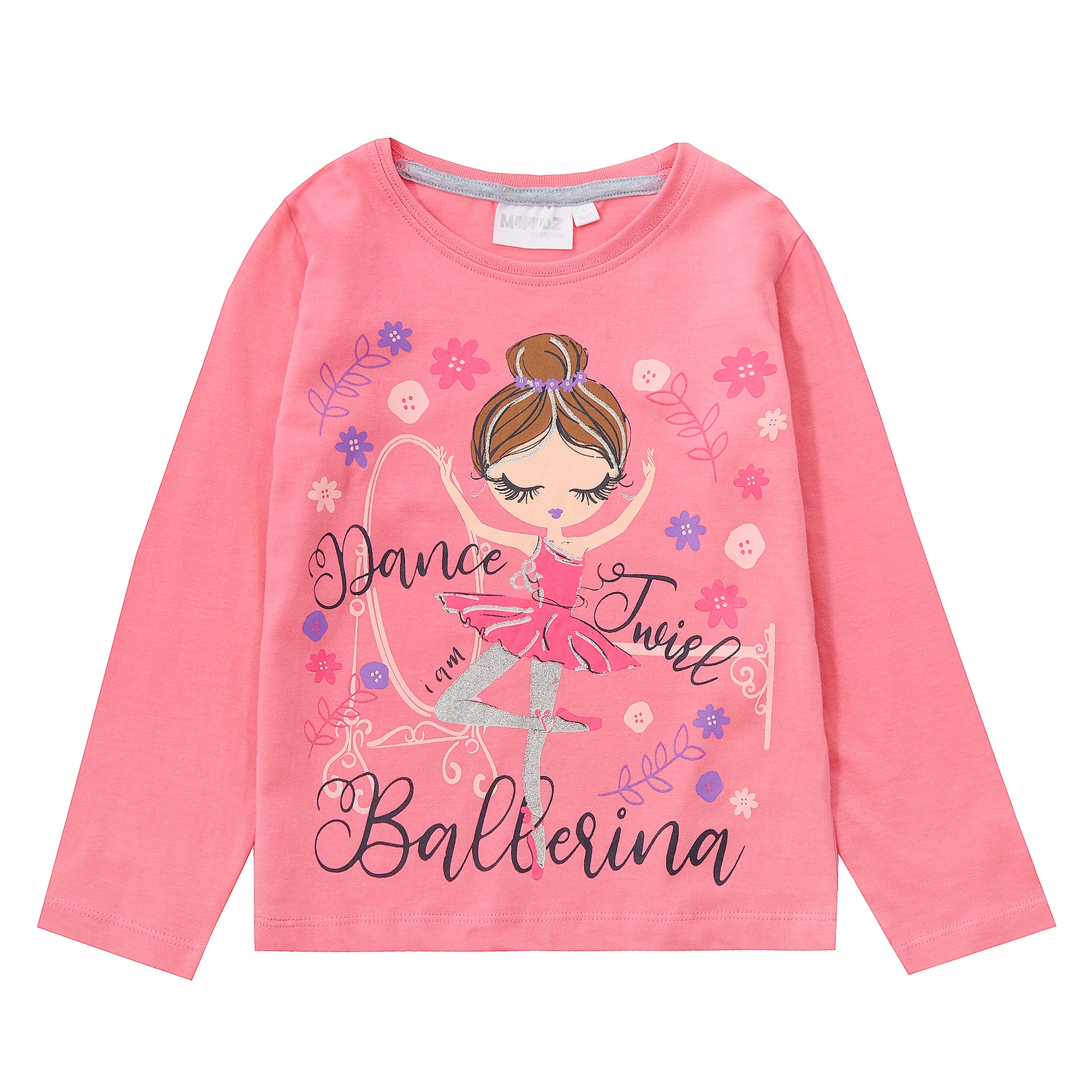 Girls Novelty Birthday Age Long Sleeve T-Shirt Kids 100% Cotton I Am Age Top Tee
