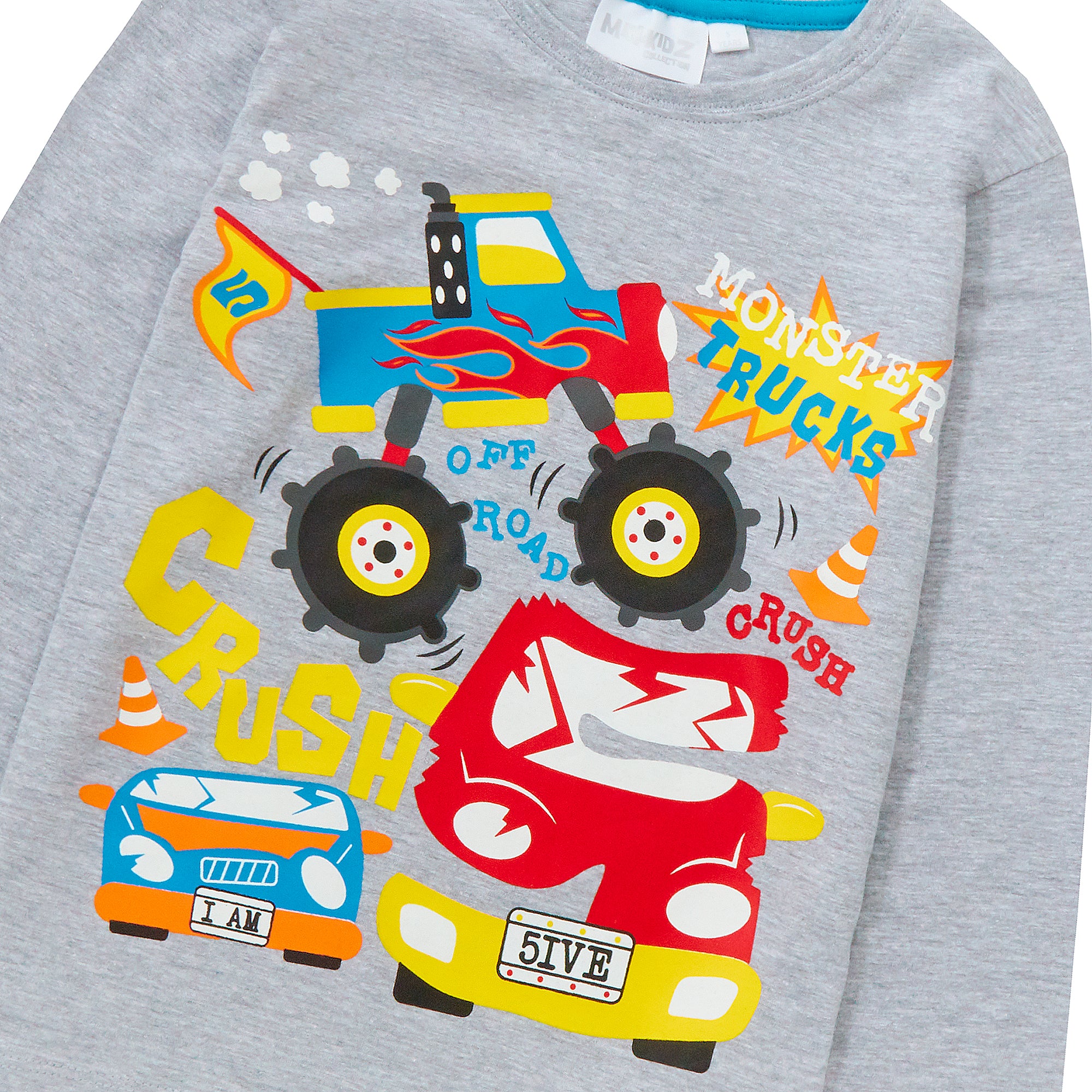 Boys Novelty Birthday Age Long Sleeve T-Shirt Kids 100% Cotton I Am Age Top Tee
