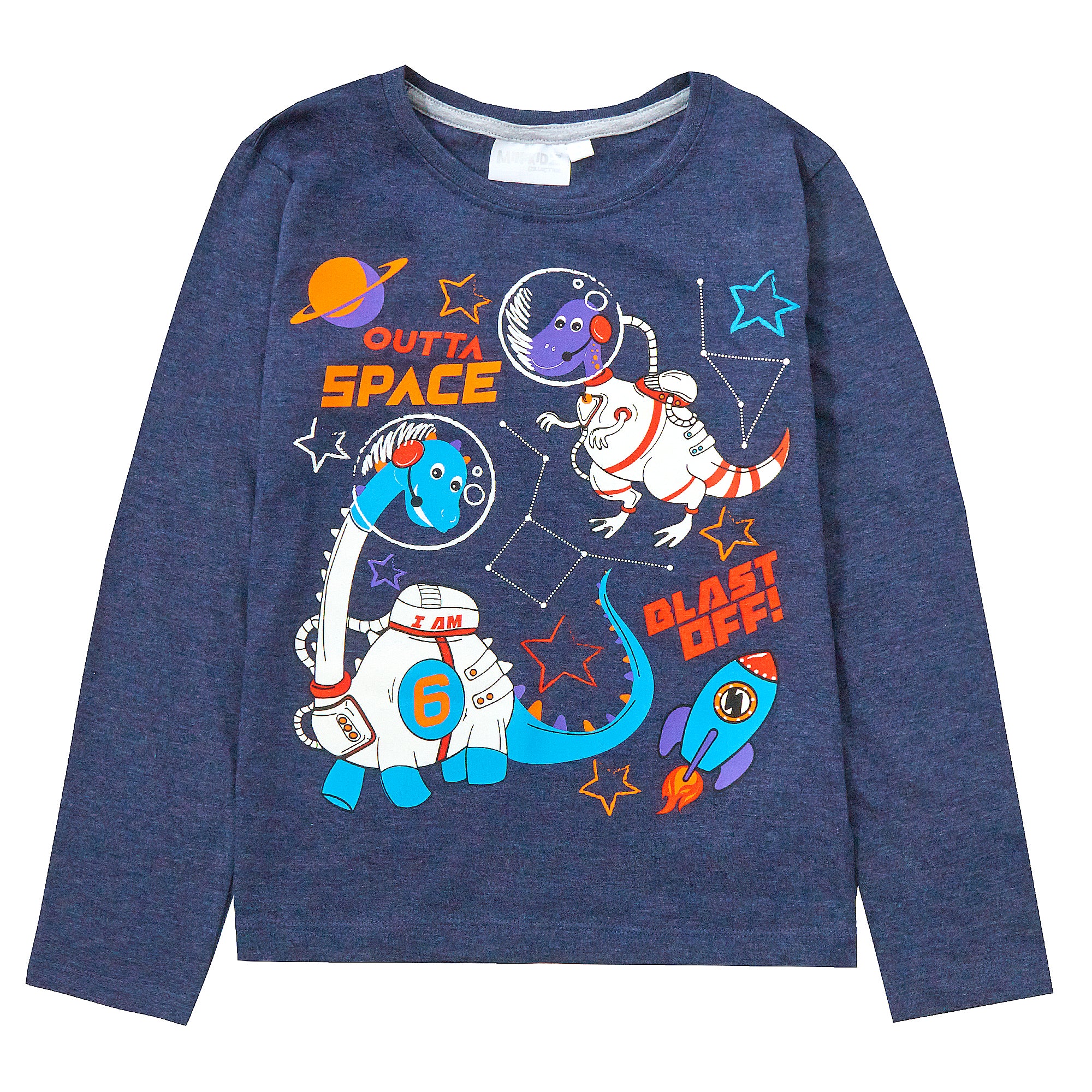 Boys Novelty Birthday Age Long Sleeve T-Shirt Kids 100% Cotton I Am Age Top Tee