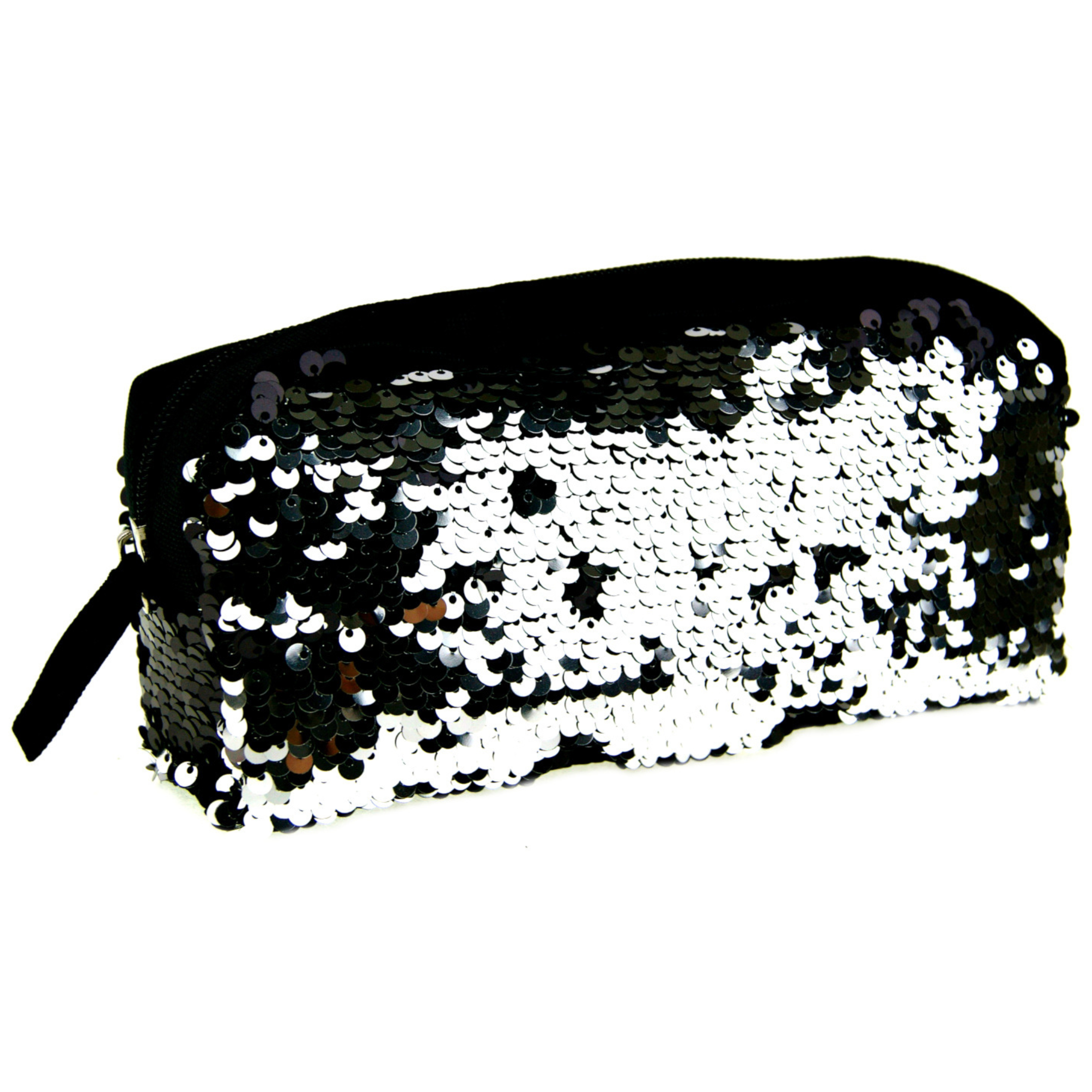 Reversible Glitter Sequin Pencil Case Kids Metallic School Stationary Gift Girls