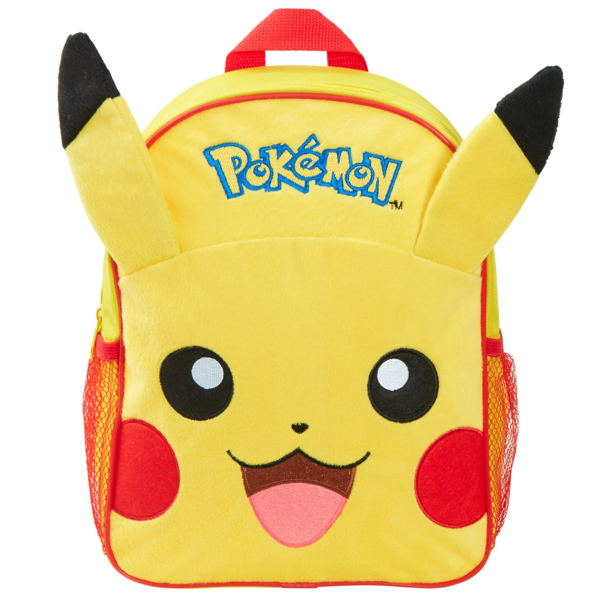 Pokemon Pikachu 3D Plush Backpack Kids Character School Rucksack Lunch Book Bag
