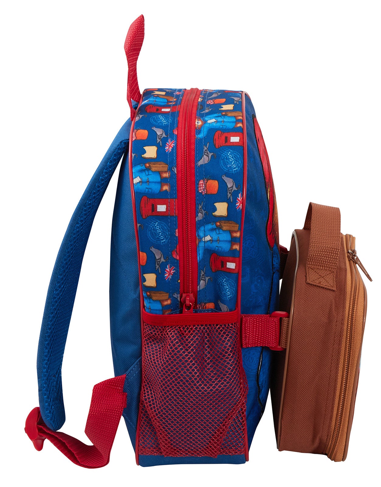Paddington Bear Kids Backpack + Detachable Lunch Bag/Pencil Case Nursery School