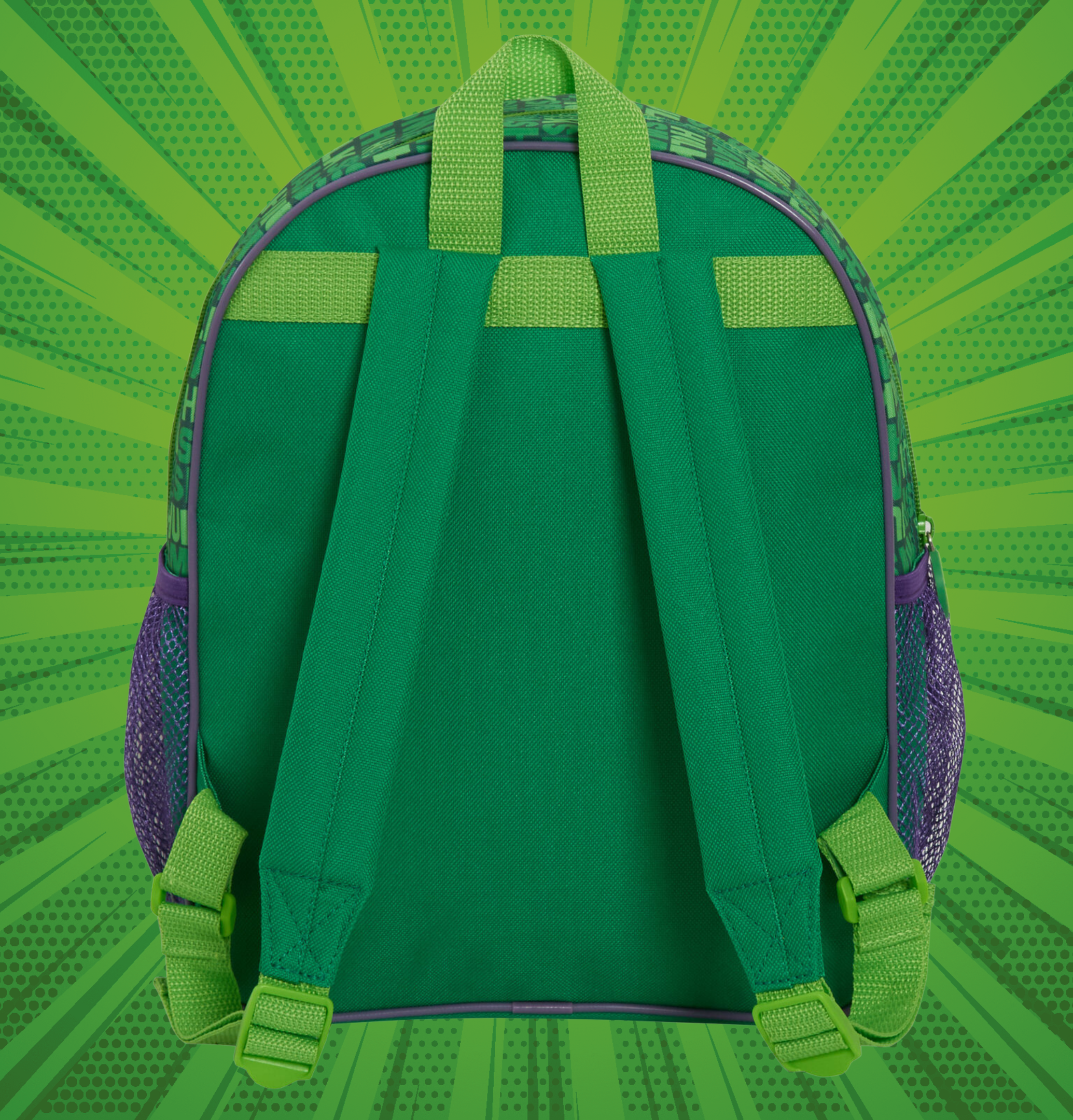 Boys 3D Incredible Hulk Backpack Kids Marvel Avengers School Travel Rucksack Bag