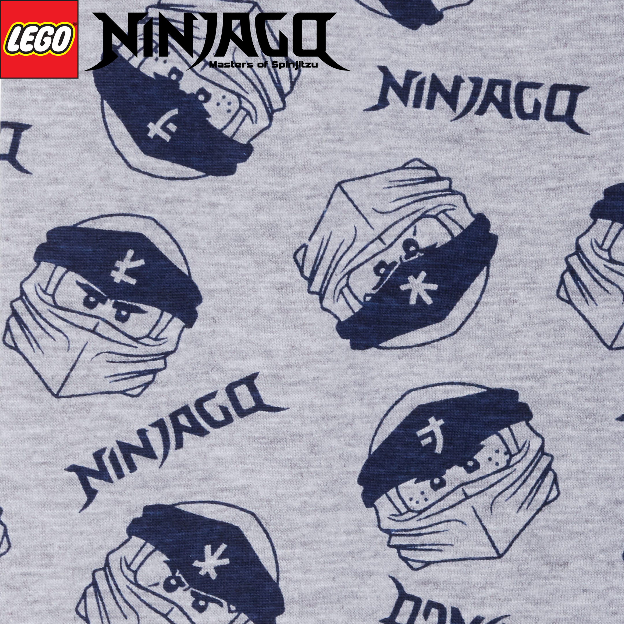 Boys Lego Ninjago Pyjamas For Kids Full Length Pjs Set T-Shirt + Loungepants Set