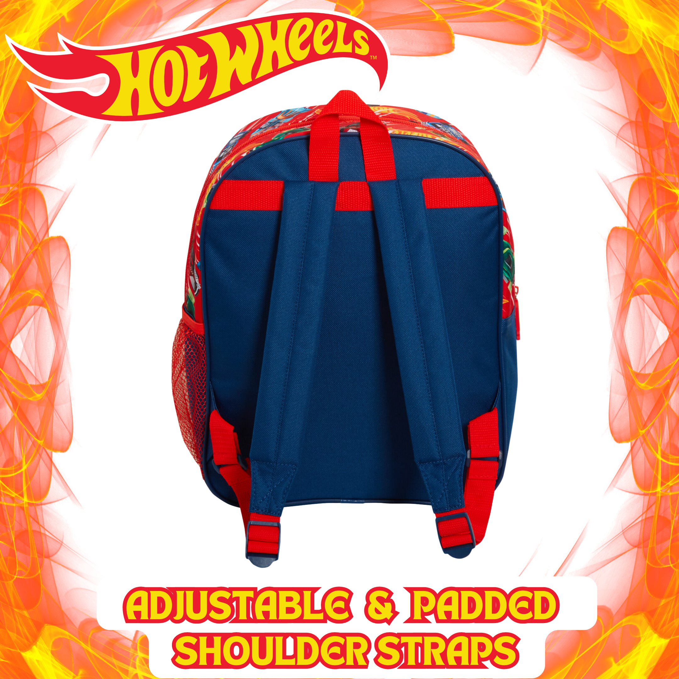 Hot Wheels Backpack Toy Cars Bag for Kids Travel Sports Back to School Rucksack
