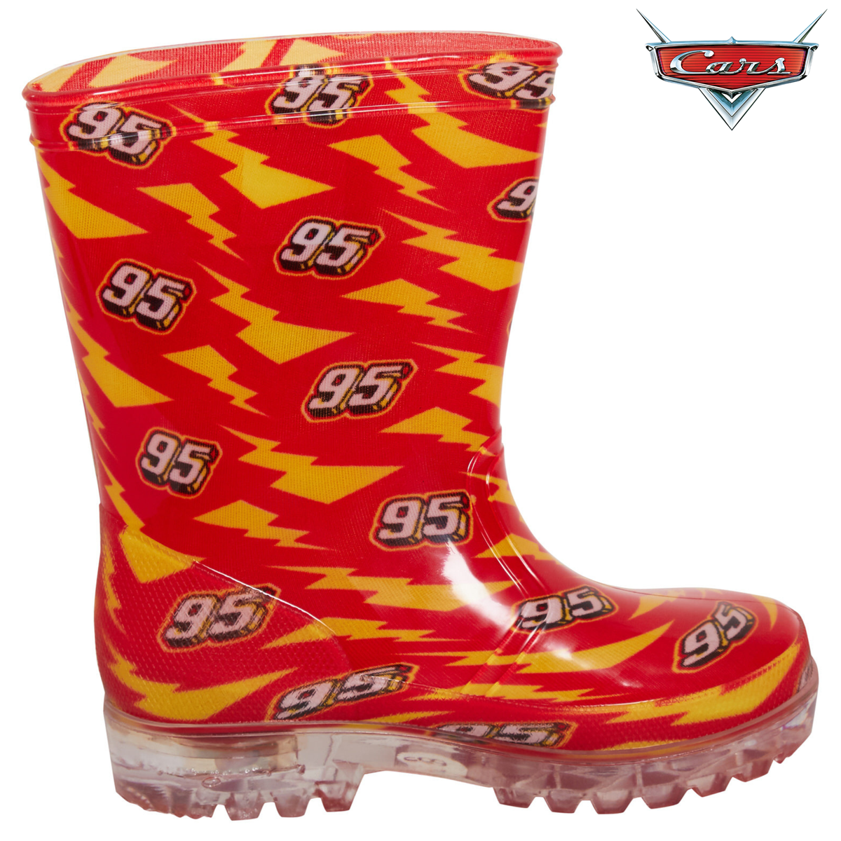 Disney Cars Light Up Wellington Boots Boys Boots Kids Lightning McQueen Wellies