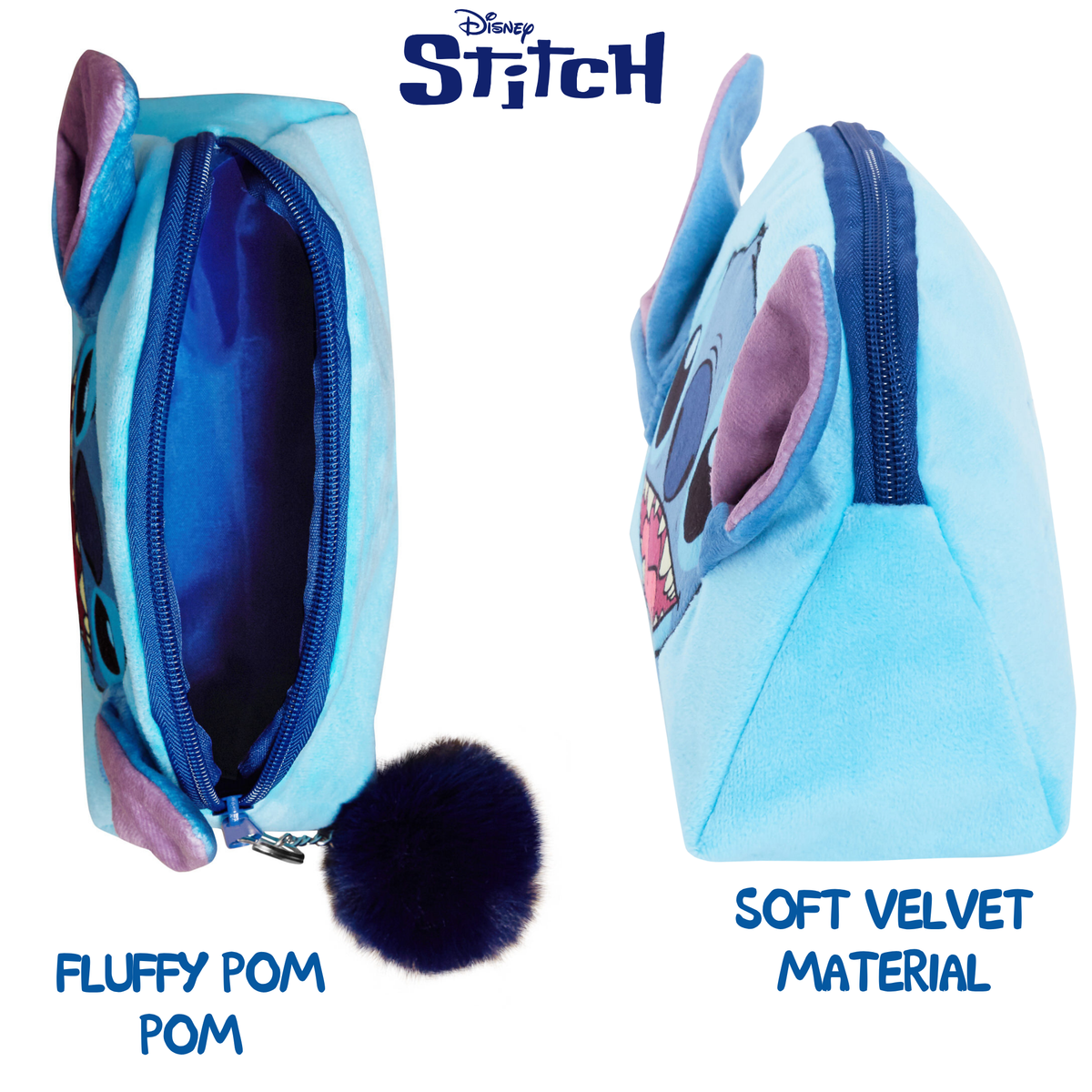Lilo And Stitch Make Up Bag for Women Disney Cosmetic Toiletries Bag Pencil Case