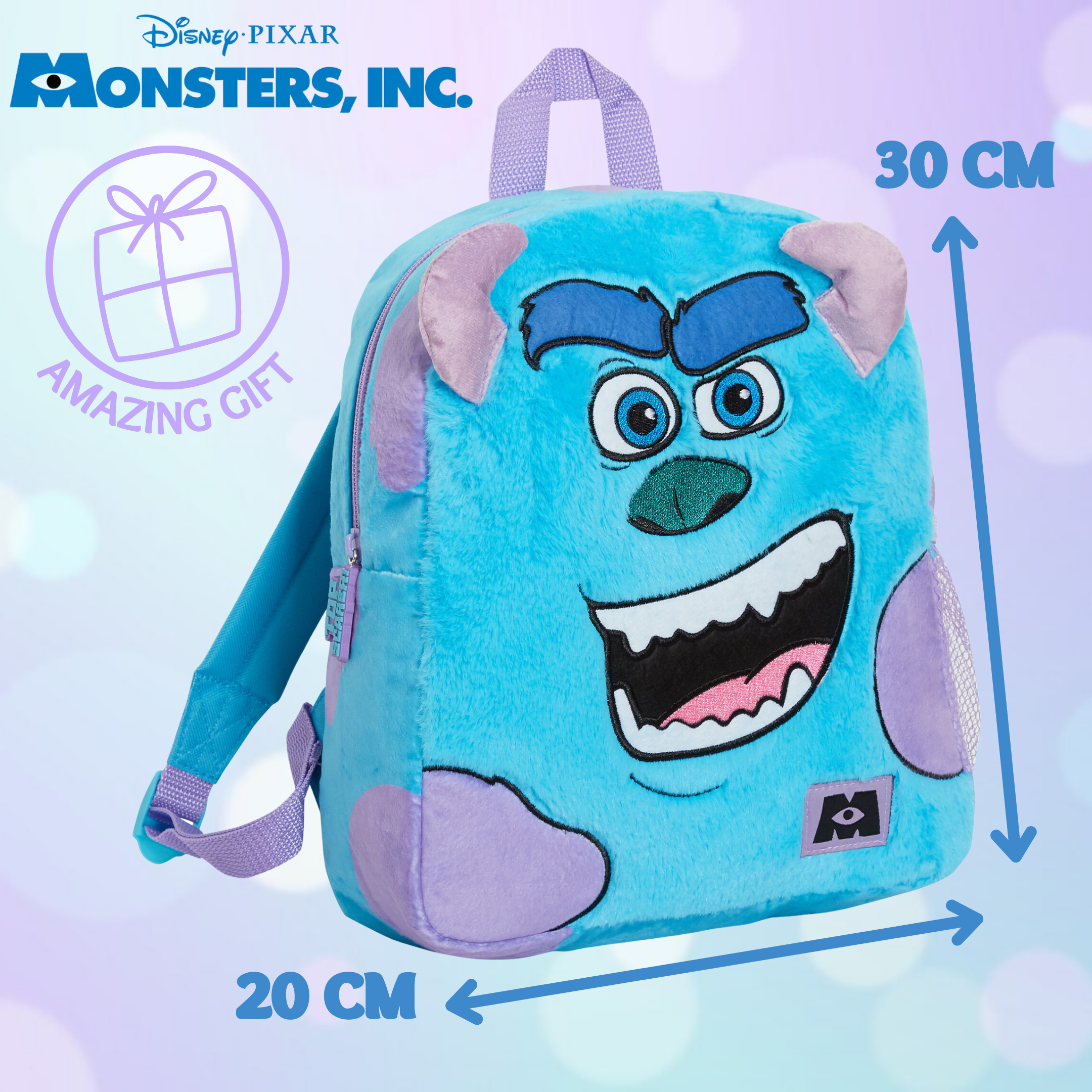 Disney Sulley Backpack Kids School Bag Monsters Inc Bag Plush Travel Bag Cushion