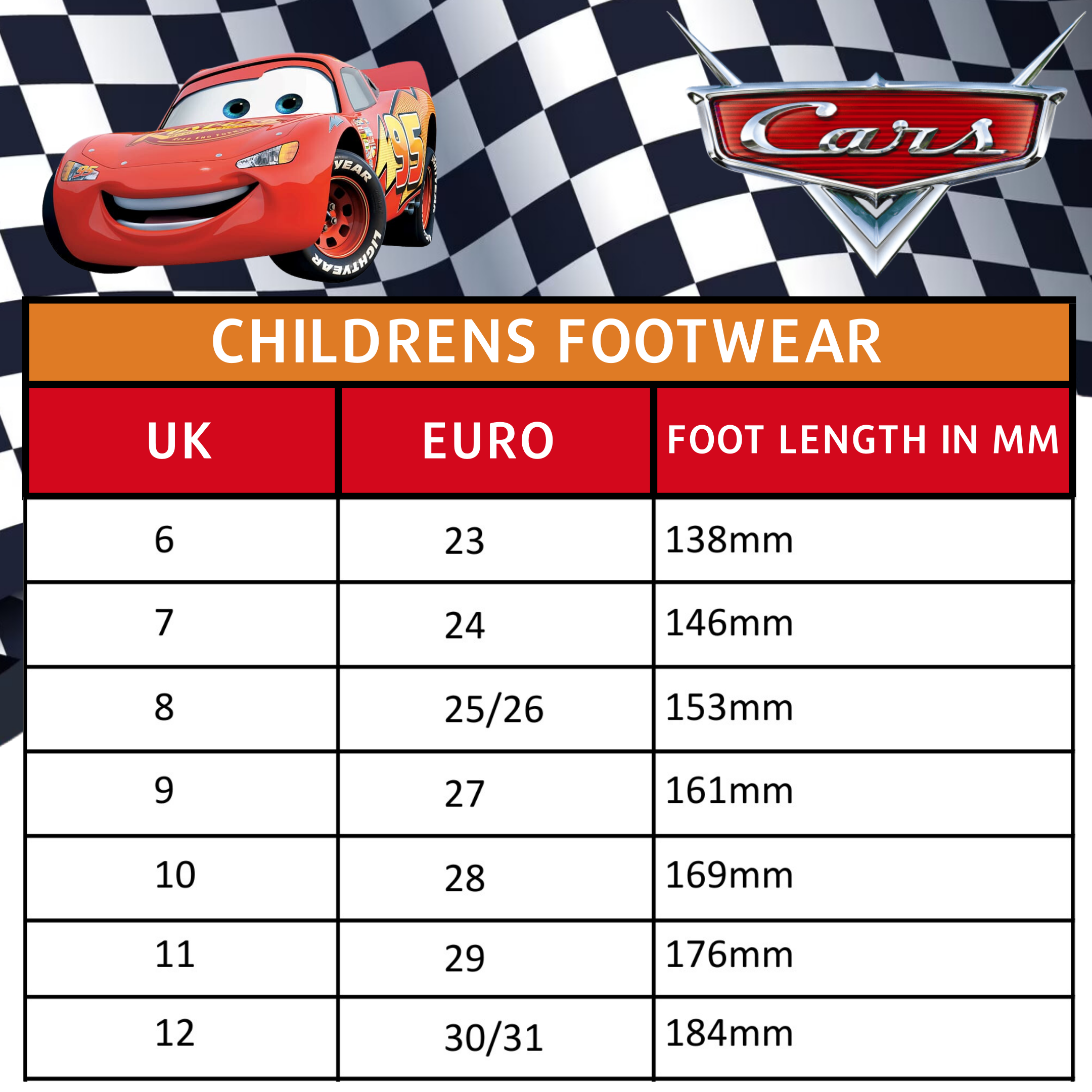 Boys Disney Cars Clogs + Charms Kids Sandals Lightning McQueen Sliders + Strap