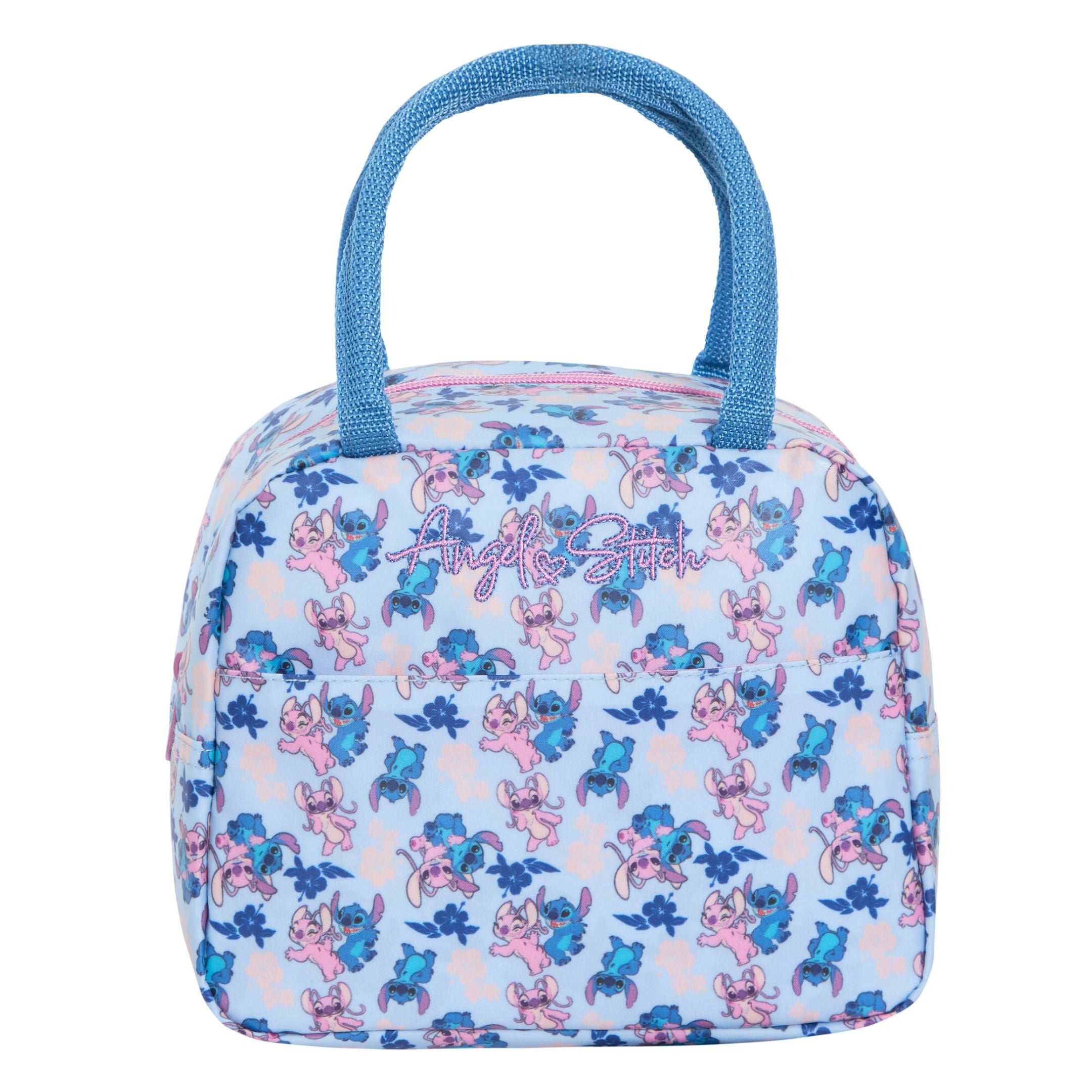 Disney Stitch Lunch Bag For Adults Girls Disney Angel School Insulated Tote Bag