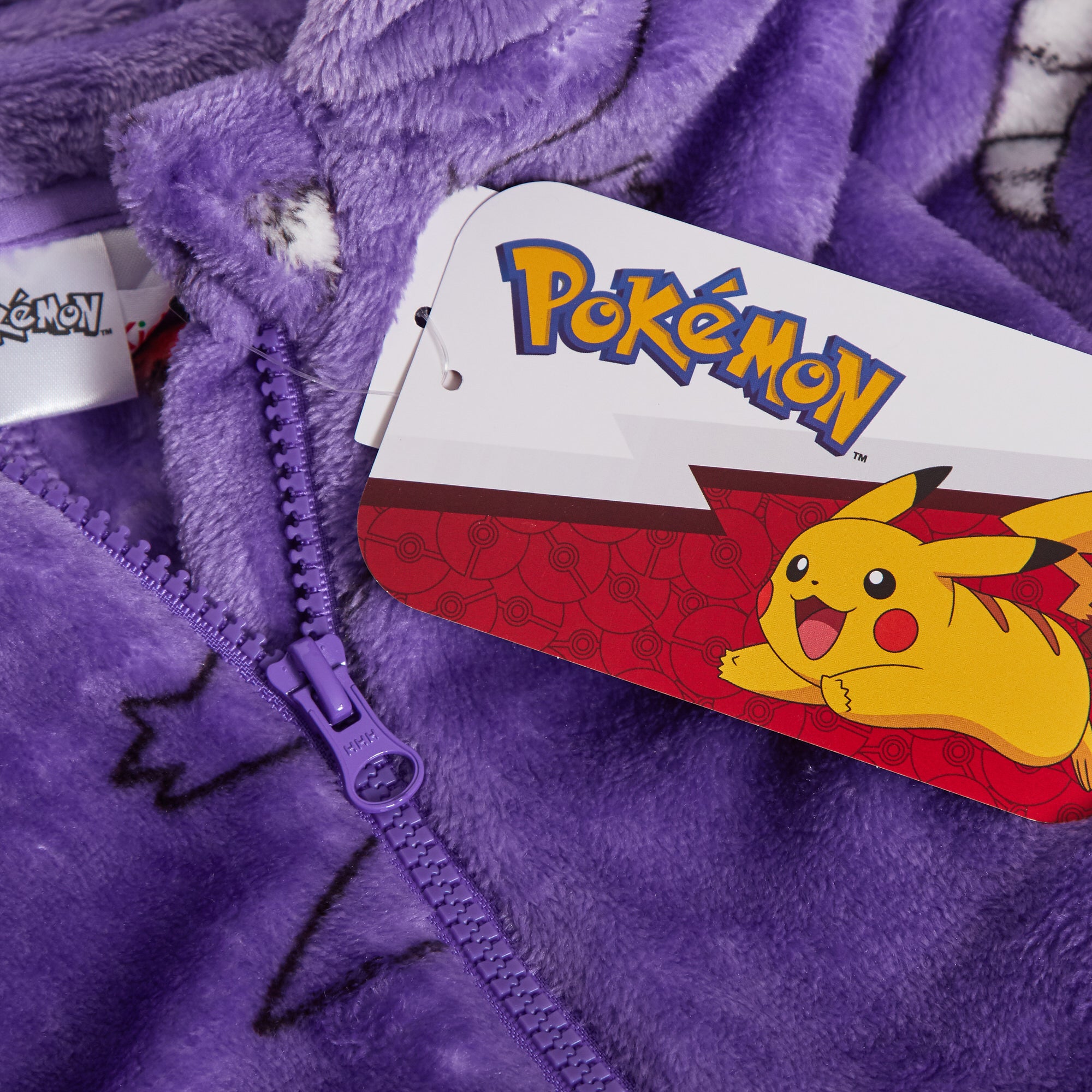 Kids Pokemon Hooded All In One Pikachu Charmander Gengar Onesie Fleece Pjs Loungewear