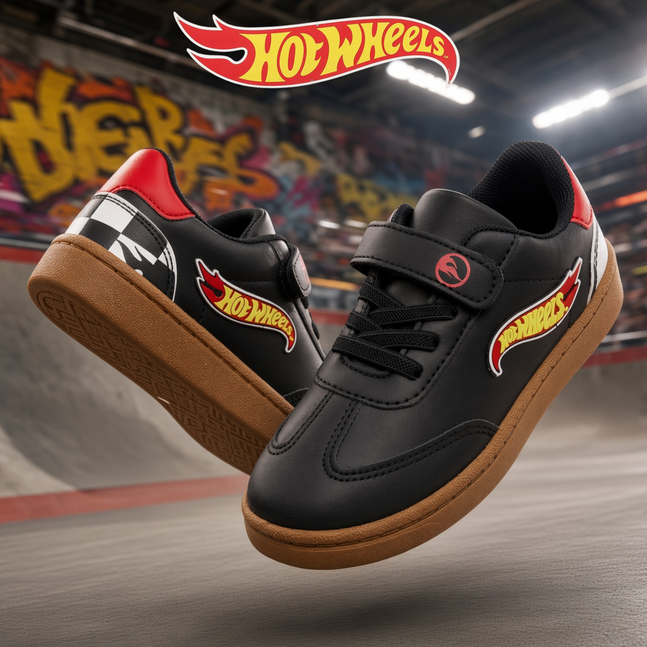Hot Wheels Boys Trainers For Kids Racing Car Sports Shoes Casual Sneakers Gum Soles