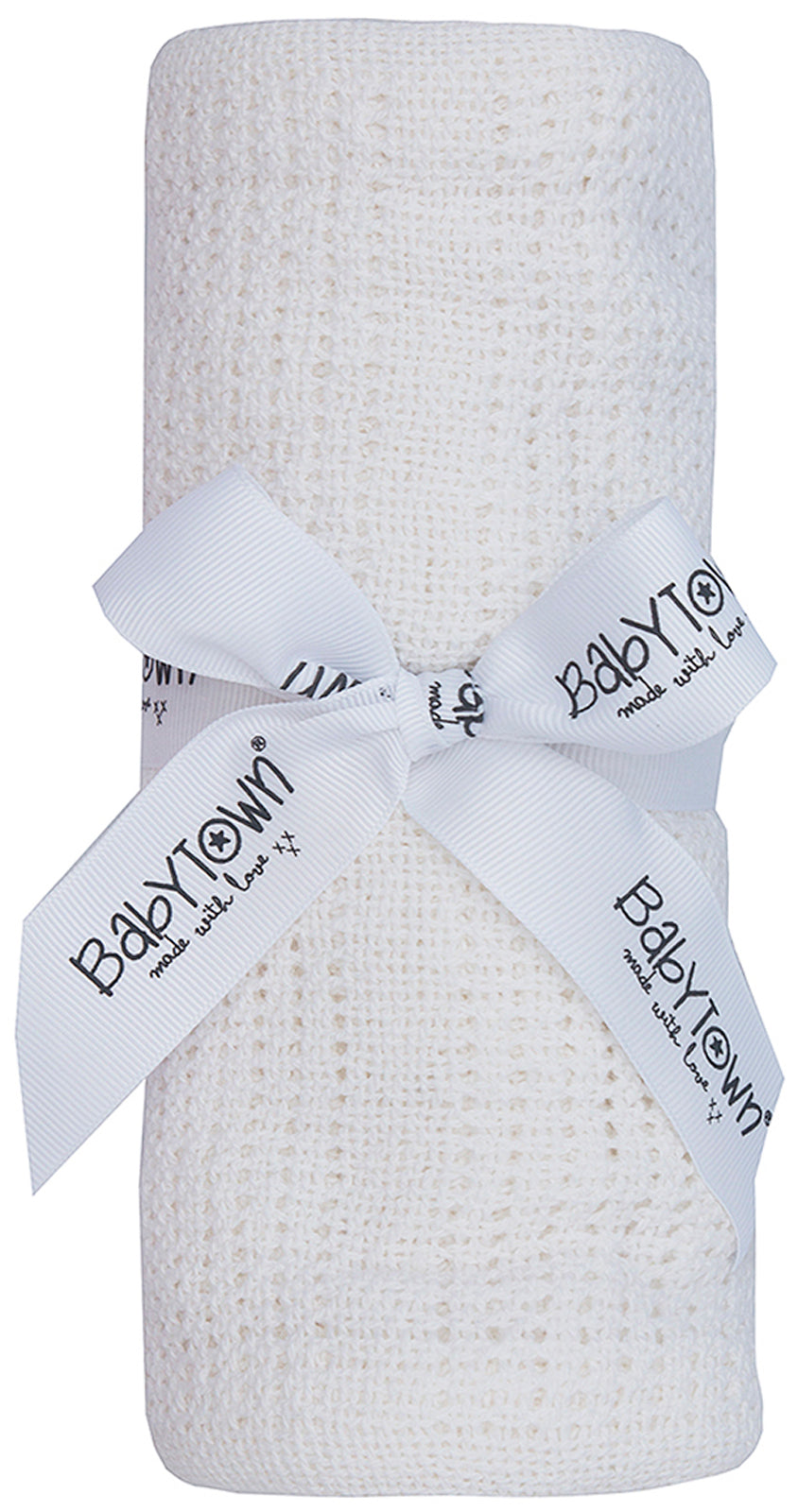 Lora Dora Baby Cellular Blanket for Newborn Boys and Girls 100% Pure Cotton Extra Soft for Cot Crib Moses Baskets Pushchairs Prams