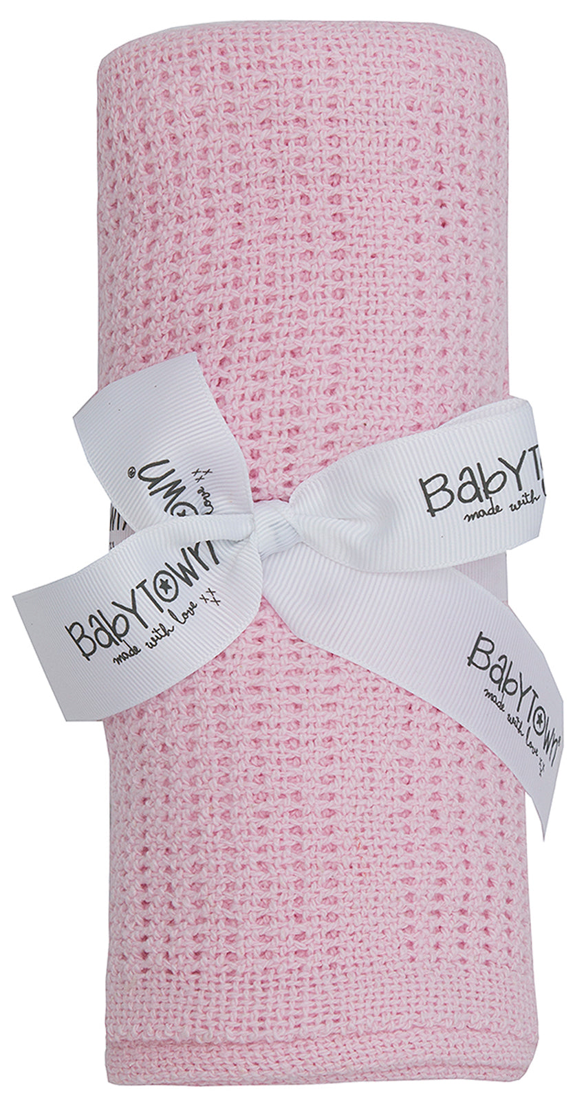 Lora Dora Baby Cellular Blanket for Newborn Boys and Girls 100% Pure Cotton Extra Soft for Cot Crib Moses Baskets Pushchairs Prams