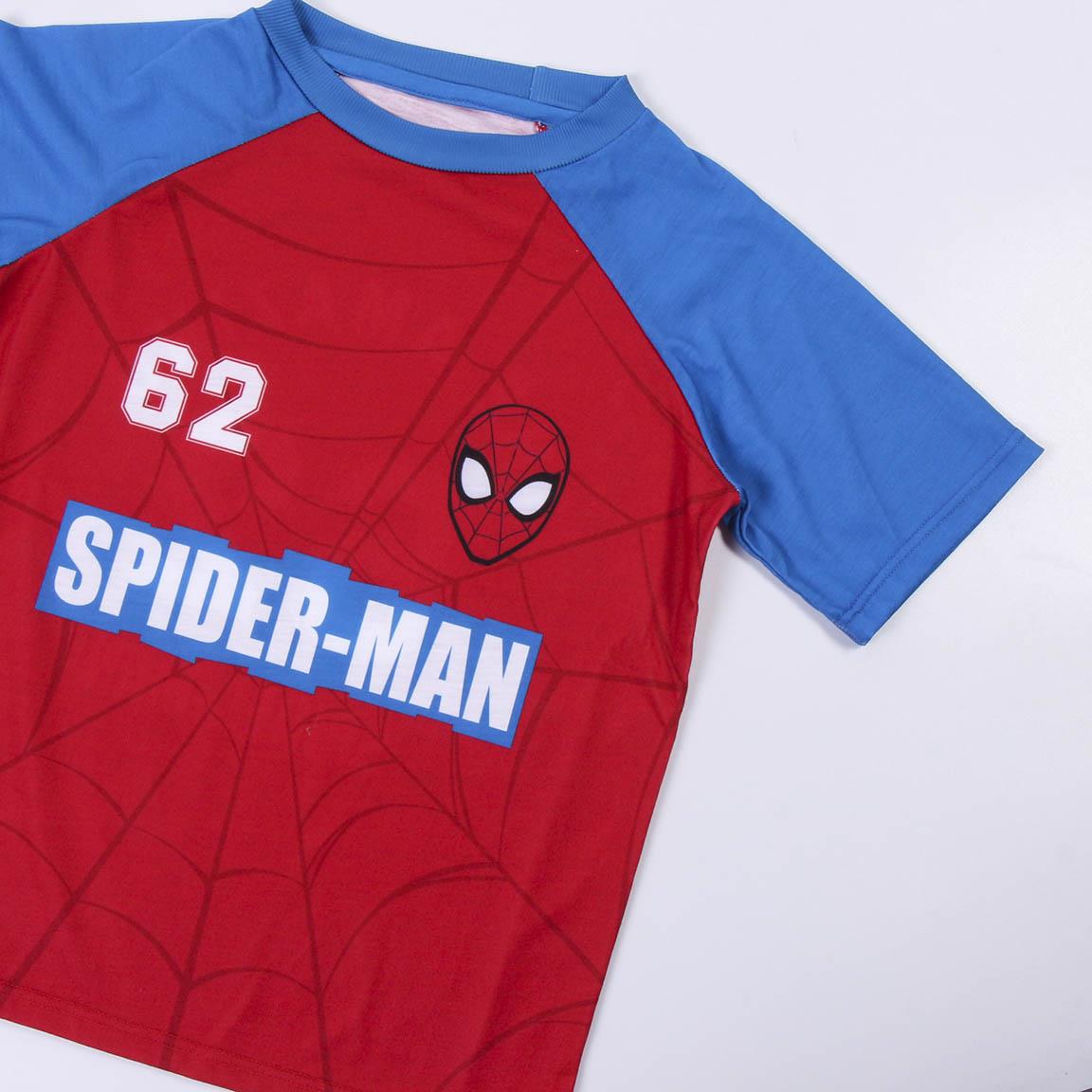 Boys Spiderman Shorts + T-Shirt Set Kids Marvel Short 2 Piece Summer Outfit Tees