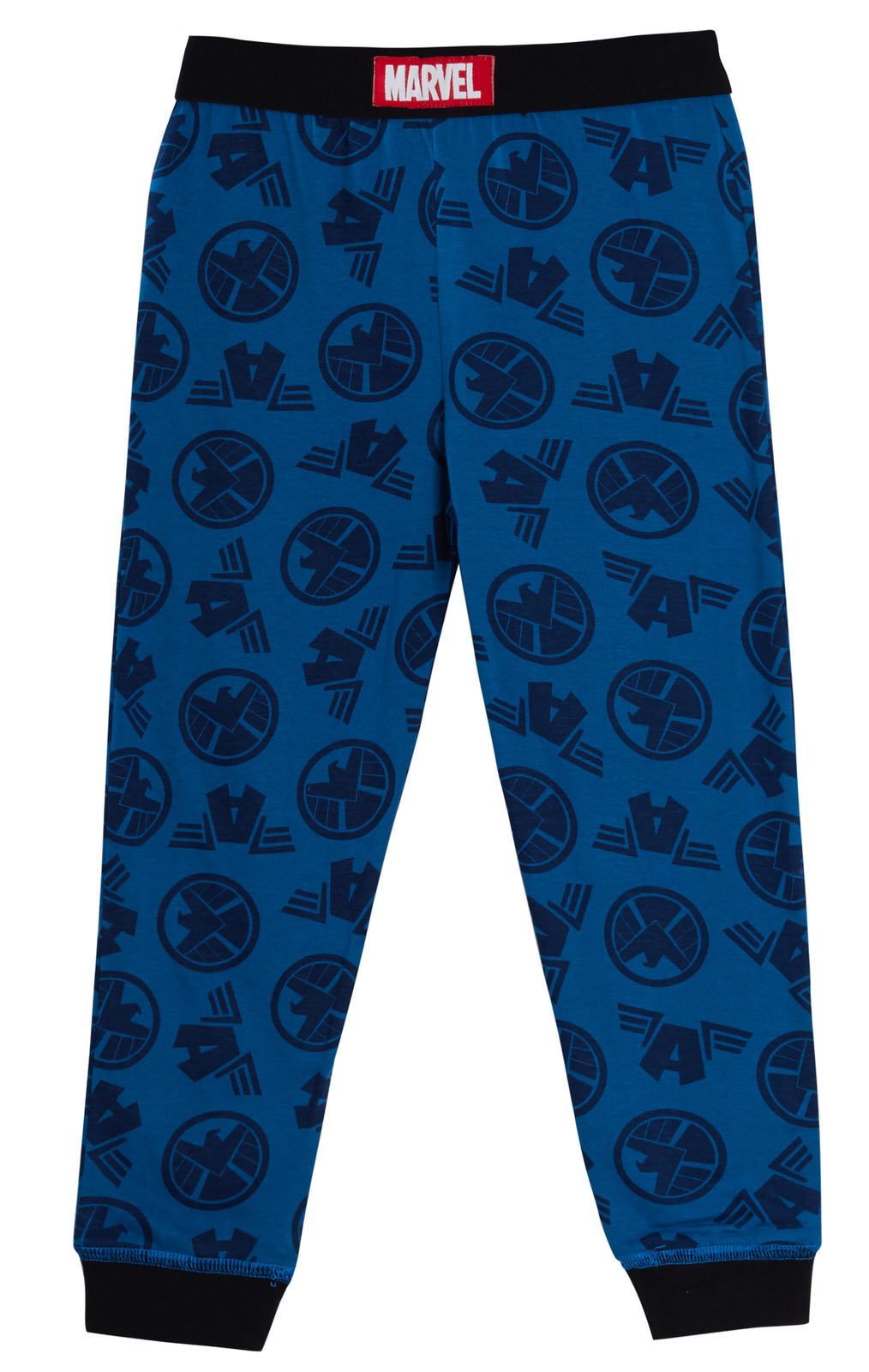 Boys Marvel Avengers Full Length Pyjamas Kids Pjs Set Full Printed Back + Front