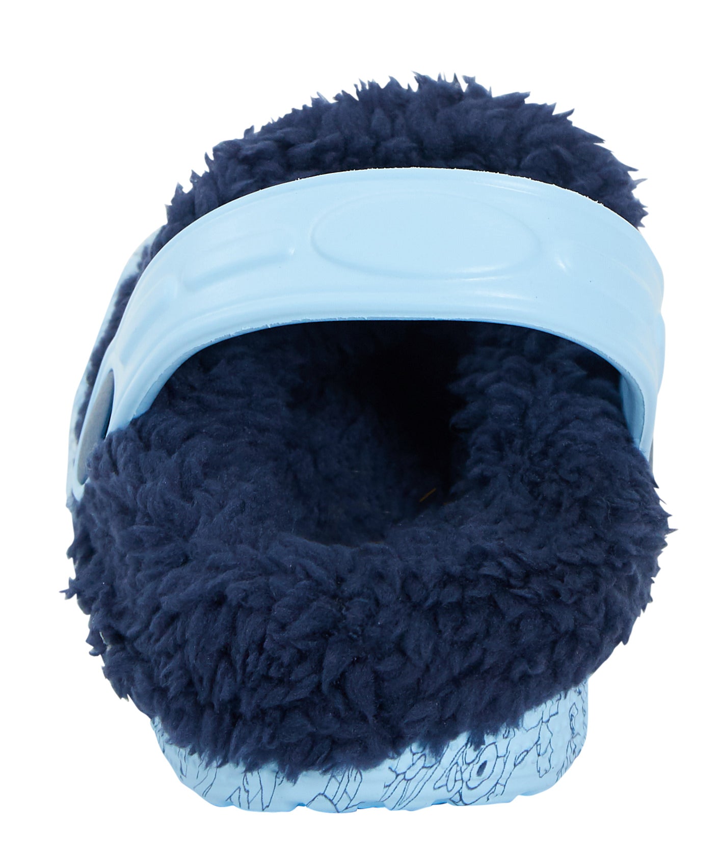 Boys Girls Bluey Clogs with Borg Fur Fleece Lined + Charms Slippers House Shoes