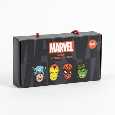 Boys 5 Pack Marvel Avengers Briefs Super Hero Gift Boxed Underwear Underpants