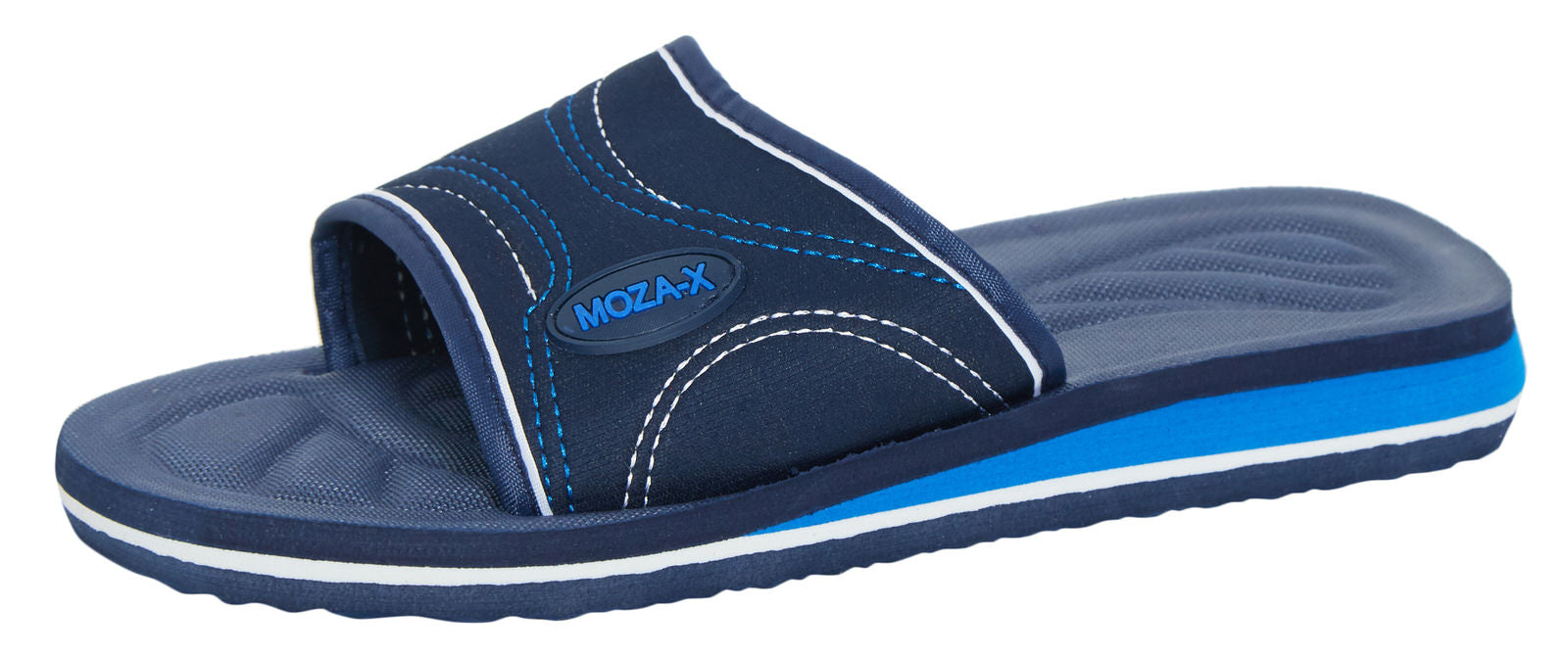 Mens Slip On Sports Sliders Boys Summer Flip Flops Sandals Beach Shower Shoes