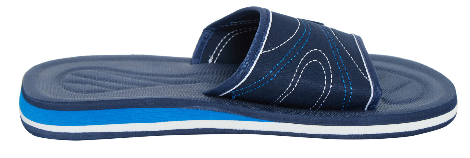 Mens Slip On Sports Sliders Boys Summer Flip Flops Sandals Beach Shower Shoes