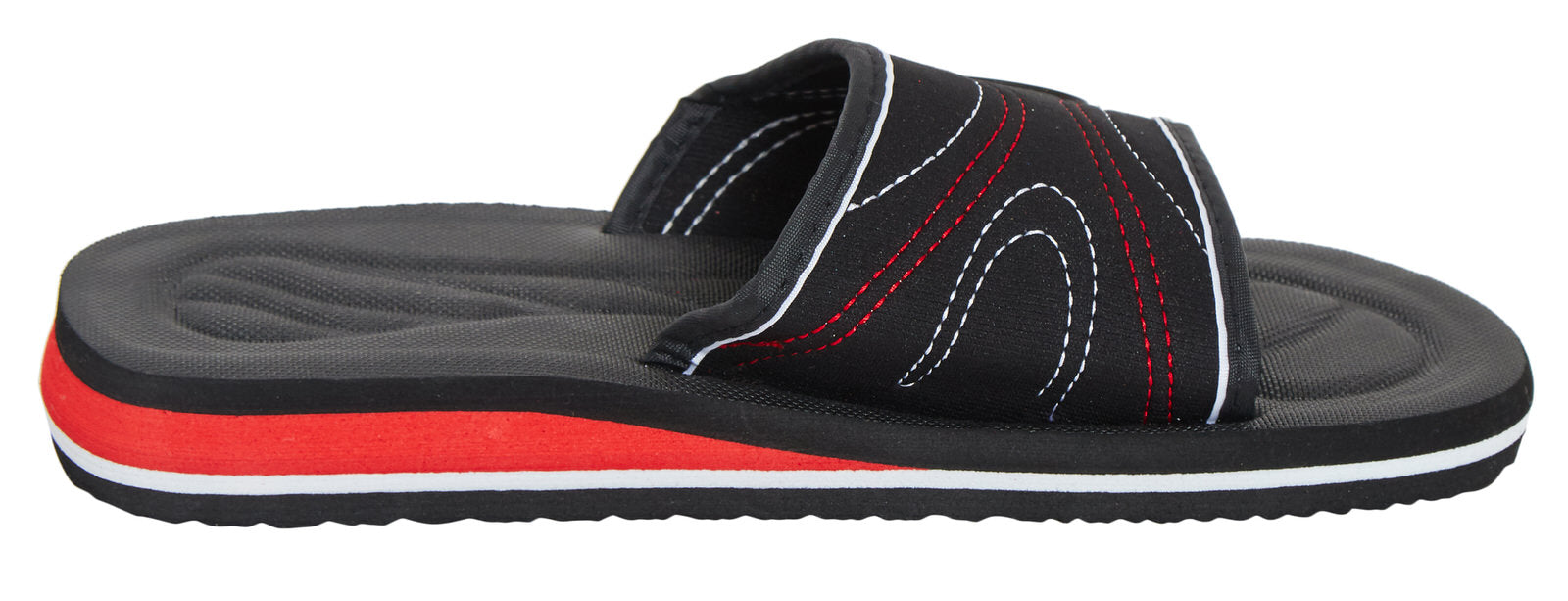 Mens Slip On Sports Sliders Boys Summer Flip Flops Sandals Beach Shower Shoes