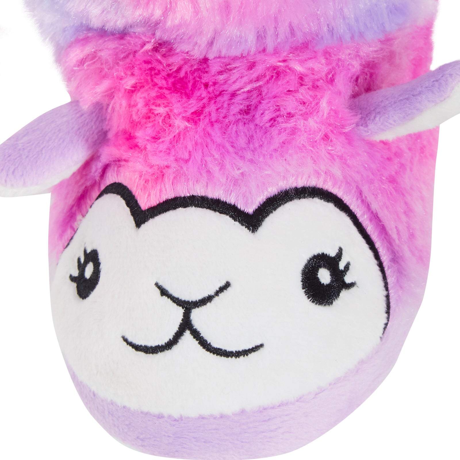 Girls Rainbow Llama Slippers Boots Kids Faux Fur Slipper Booties House Shoes