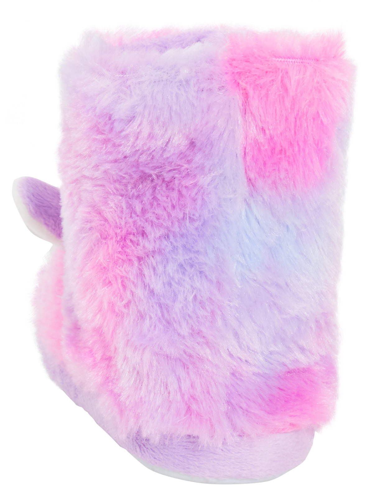 Girls Rainbow Llama Slippers Boots Kids Faux Fur Slipper Booties House Shoes