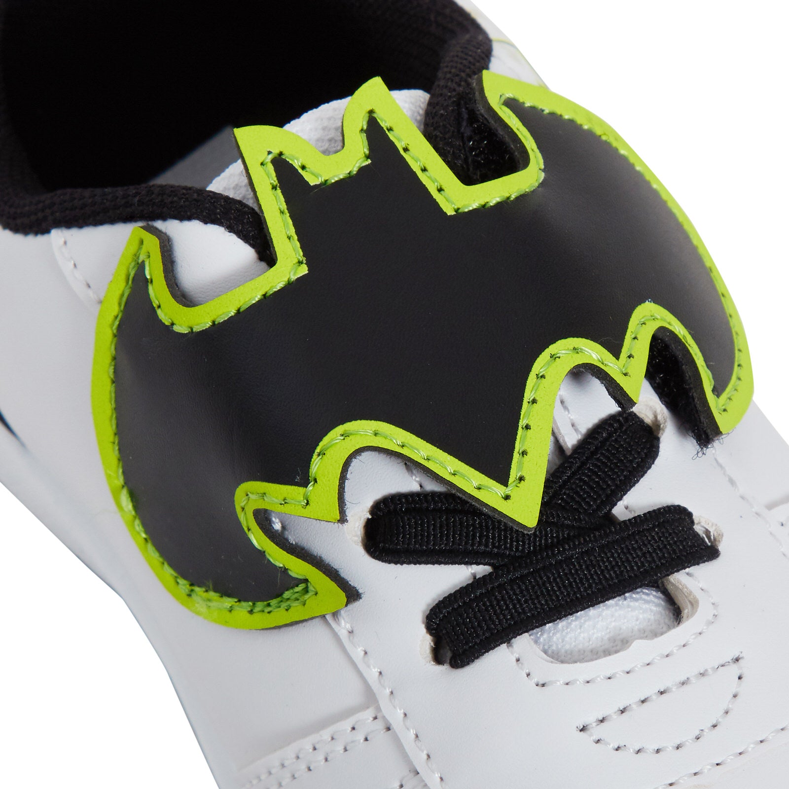 Boys Batman Sports Trainers Kids DC Comics Touch Fasten White Casual Skate Shoes