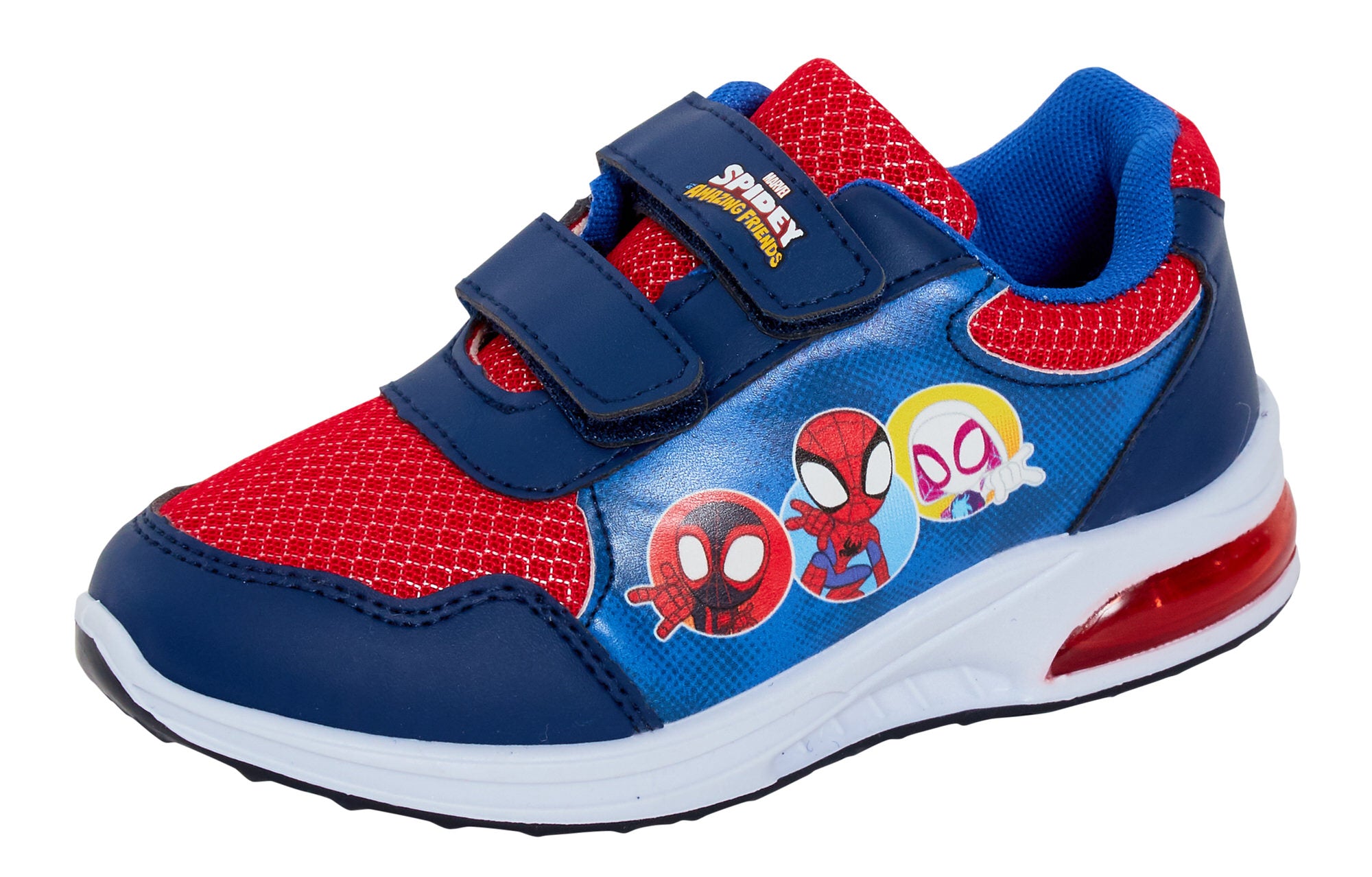 Spidey and his Amazing Friends Light Up Trainers Flashing Lights Sports Shoes