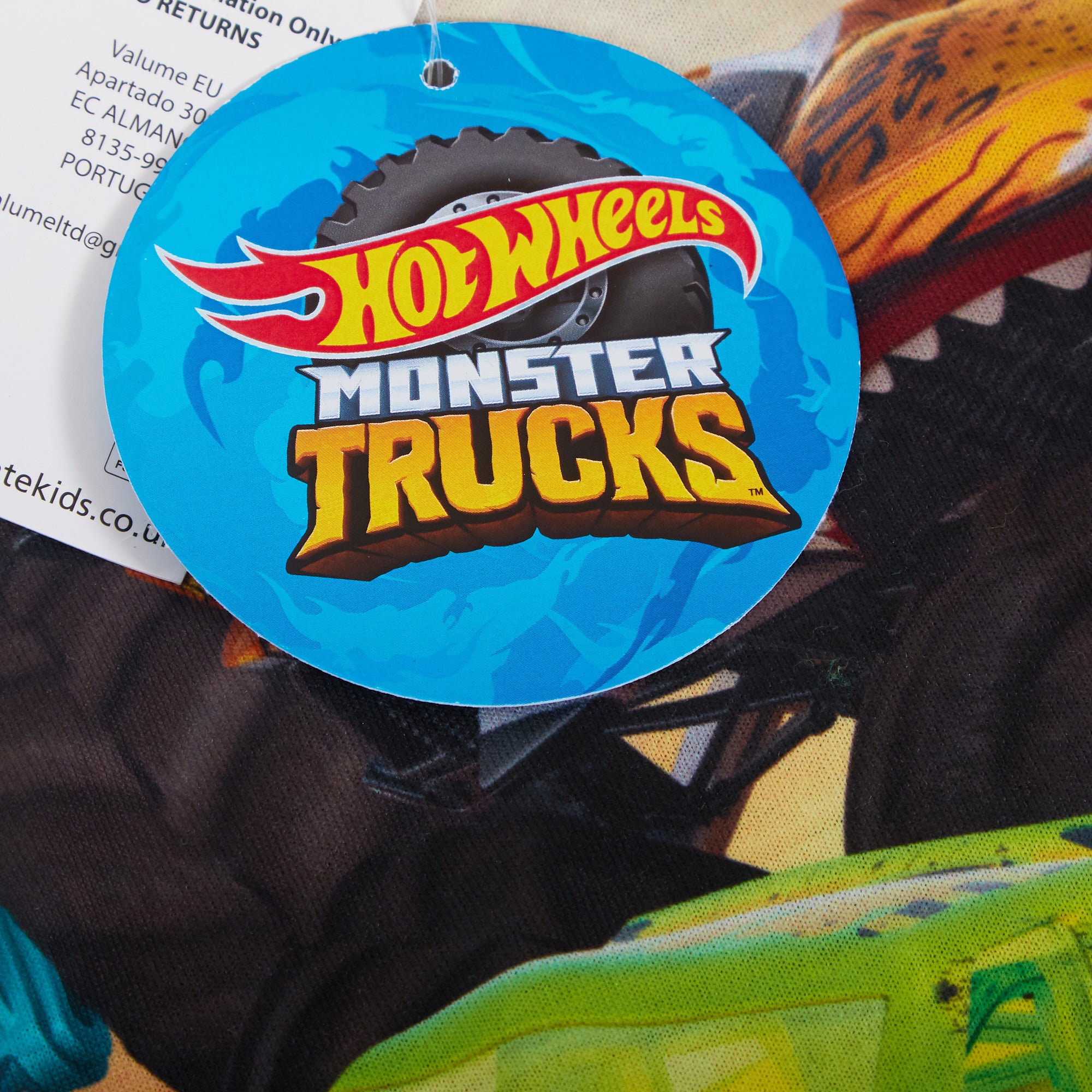 Boys Hot Wheels Monster Trucks Pyjamas Kids Racing Car Pjs T-Shirt Loungepants