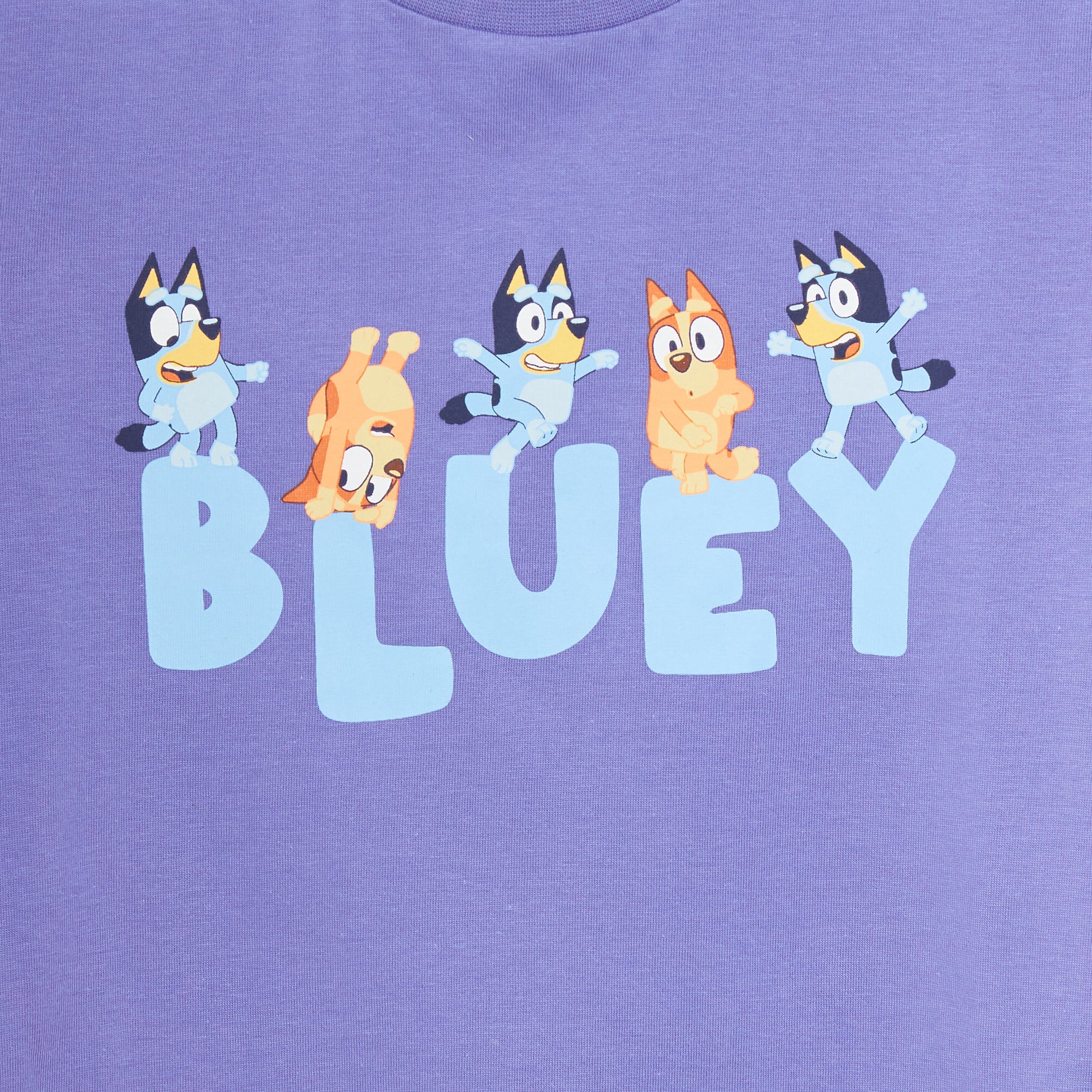Girls 3 Pack Bluey T-Shirts Kids Multipack Tees Girls Short Sleeved Tops Gift
