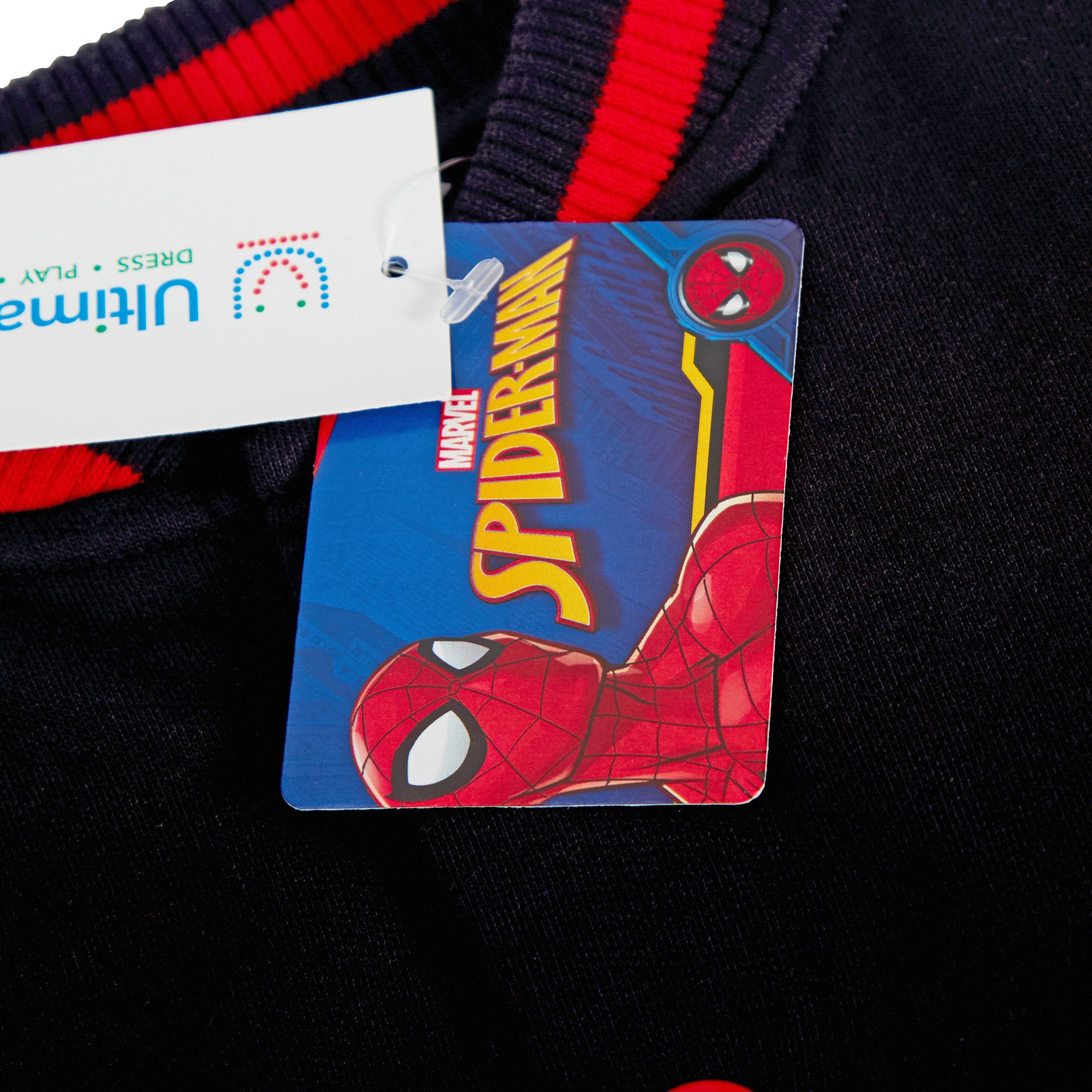 Boys Spiderman Varsity Jacket Glow in the Dark Eyes Marvel Spidey Bomber Jacket