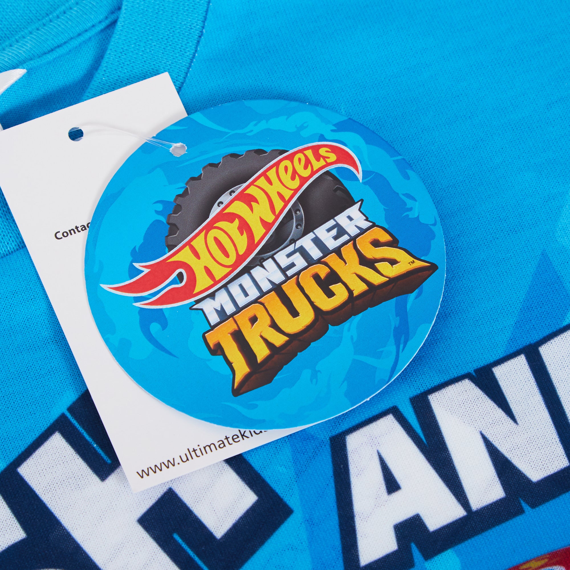 Boys 3 Pack Monster Trucks T-Shirts Kids Hot Wheels Multipack Short Summer Tees