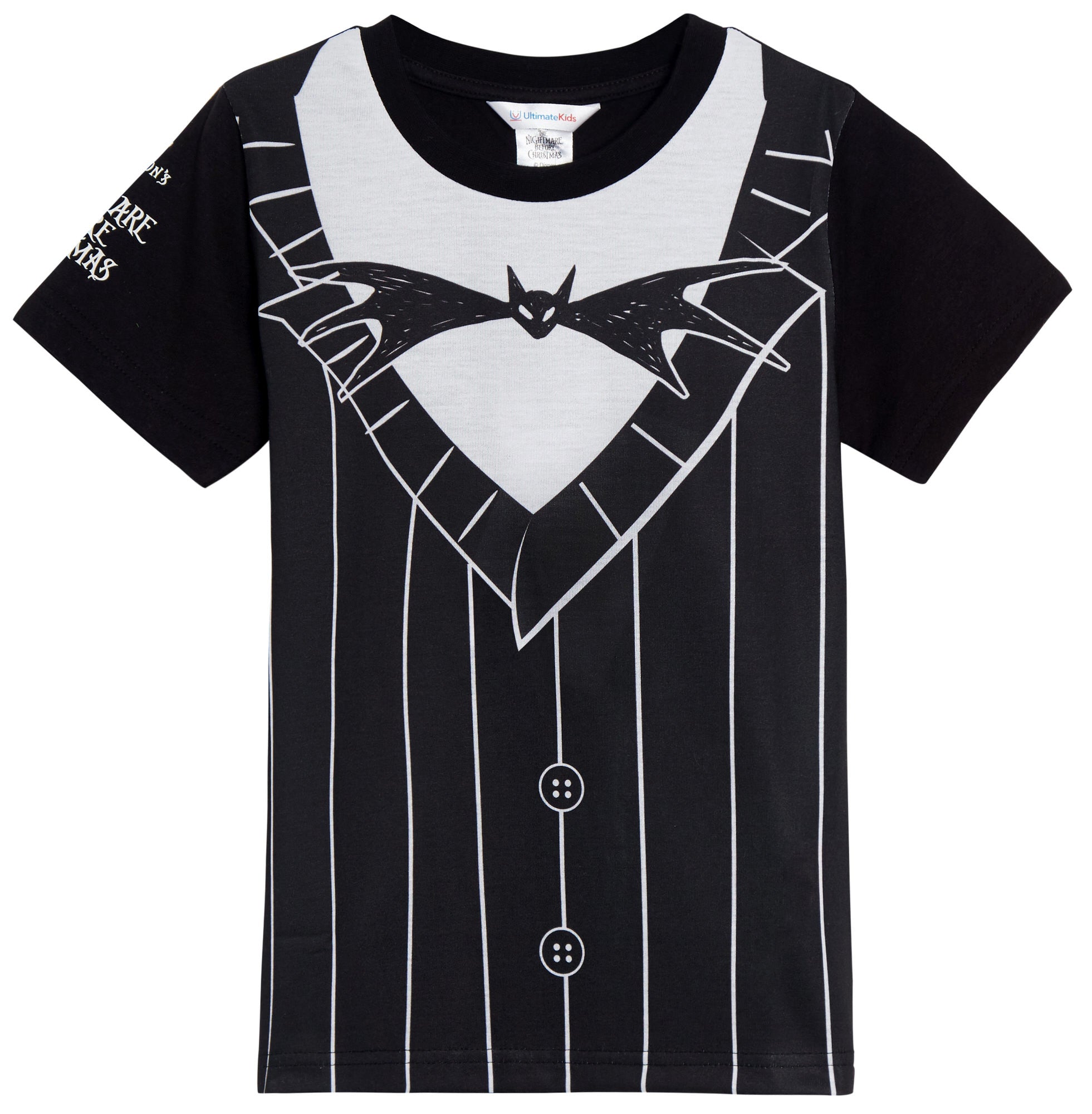 Kids Disney Nightmare Before Christmas 3 Pack T-Shirts Kids Dress Up Tees Tops