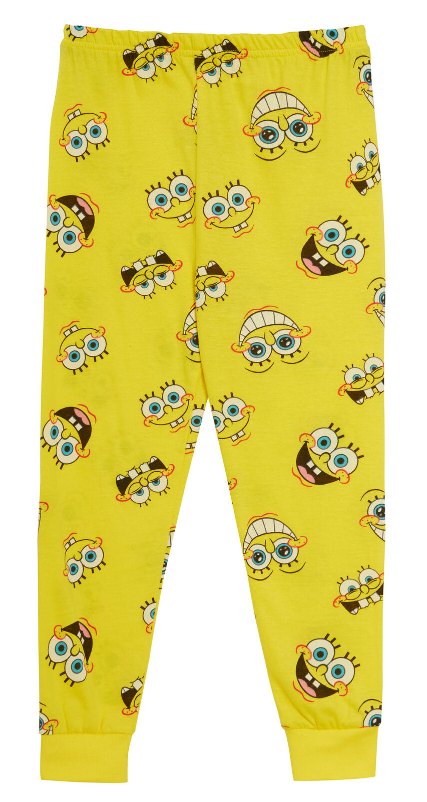 Kids Spongebob Squarepants Snuggle Pyjamas Boys Girls Full Length Pjs Set Unisex