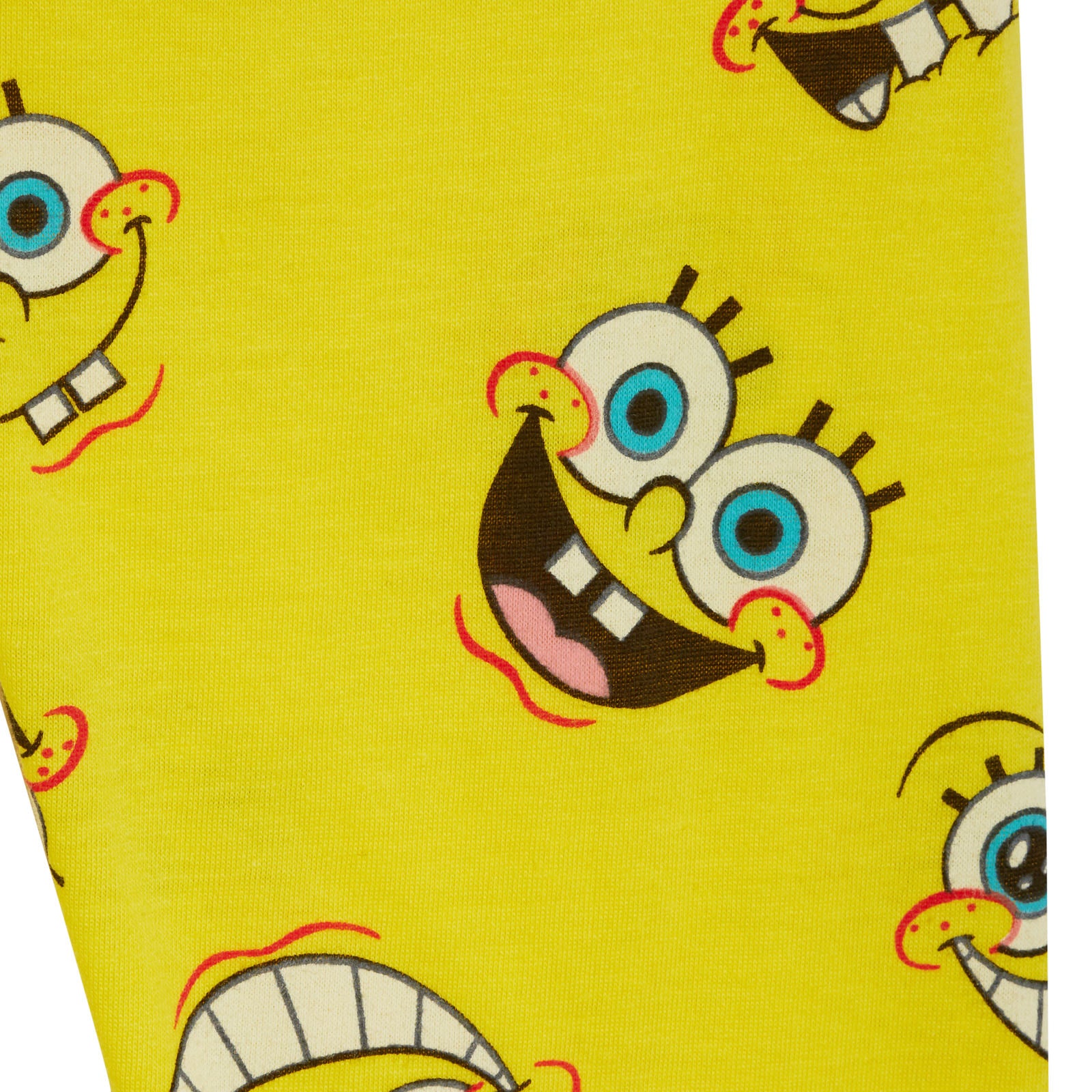 Kids Spongebob Squarepants Snuggle Pyjamas Boys Girls Full Length Pjs Set Unisex
