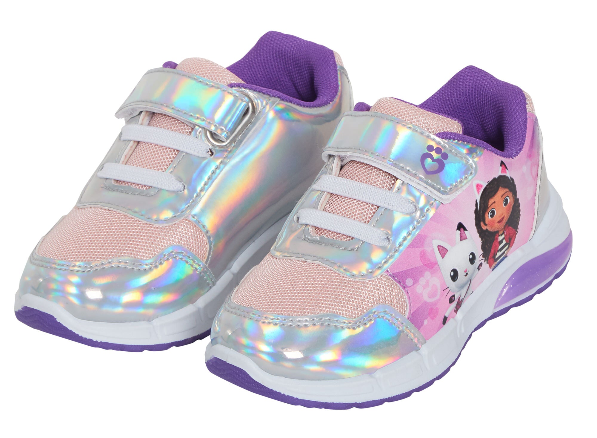 Gabby's Dollhouse Light Up Trainers For Girls Flashing Lights LED Sports Shoes