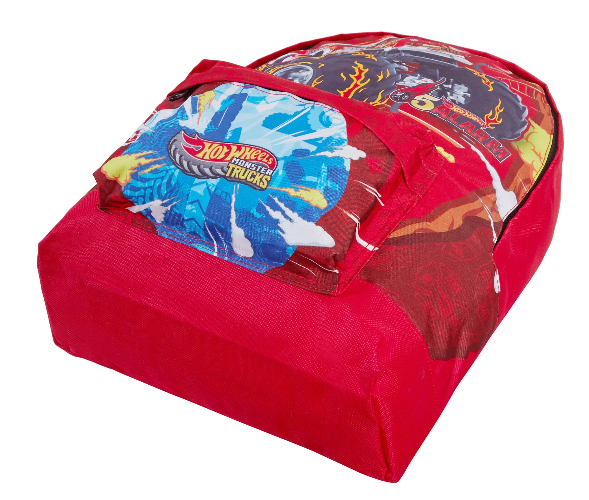 Hot Wheels Monster Trucks Backpack + Lunch Bag + Pencil Case 3 Piece Bag Set
