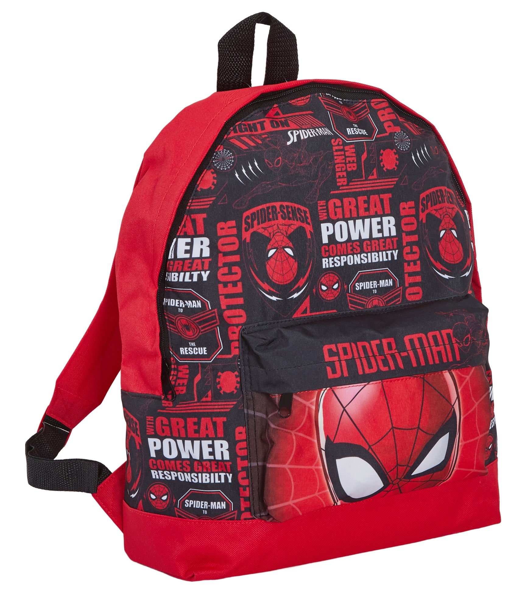 Spiderman Backpack + Lunch Bag + Pencil Case Boys 3 Piece Marvel School Bag Set