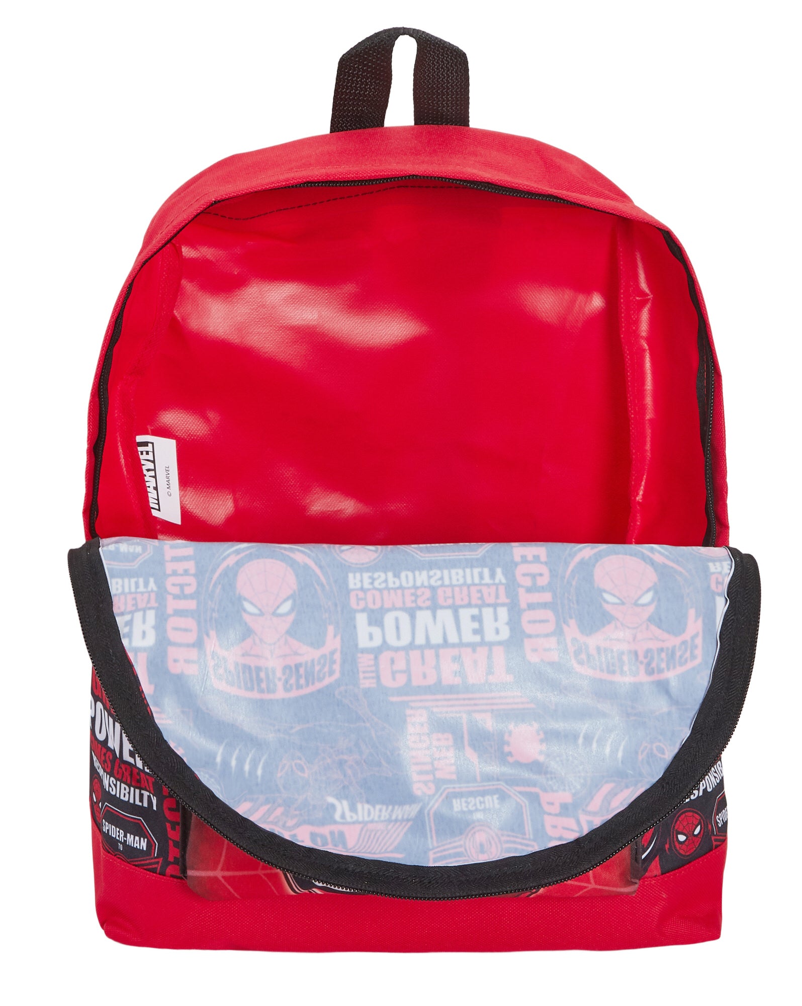 Spiderman Backpack + Lunch Bag + Pencil Case Boys 3 Piece Marvel School Bag Set