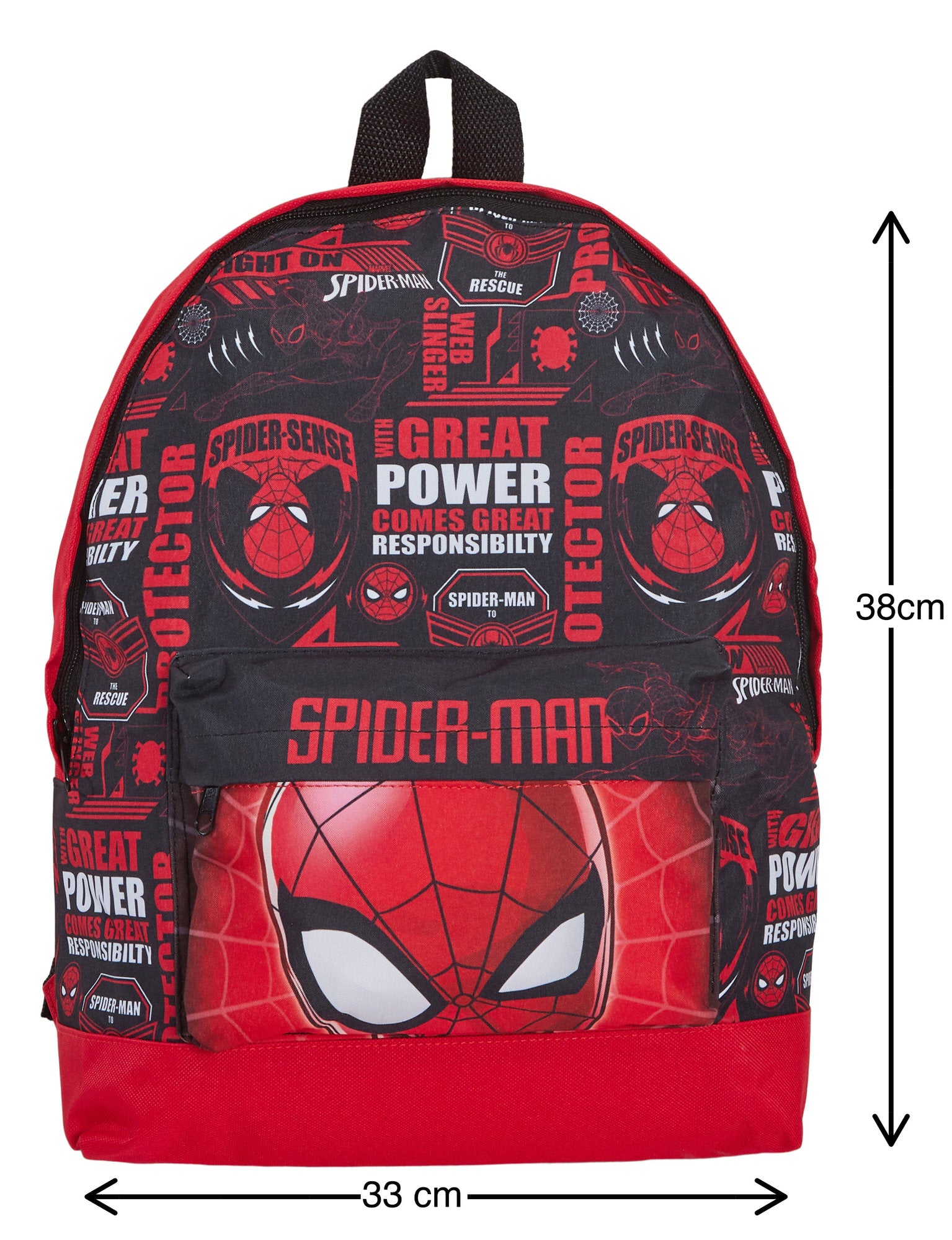 Spiderman Backpack + Lunch Bag + Pencil Case Boys 3 Piece Marvel School Bag Set