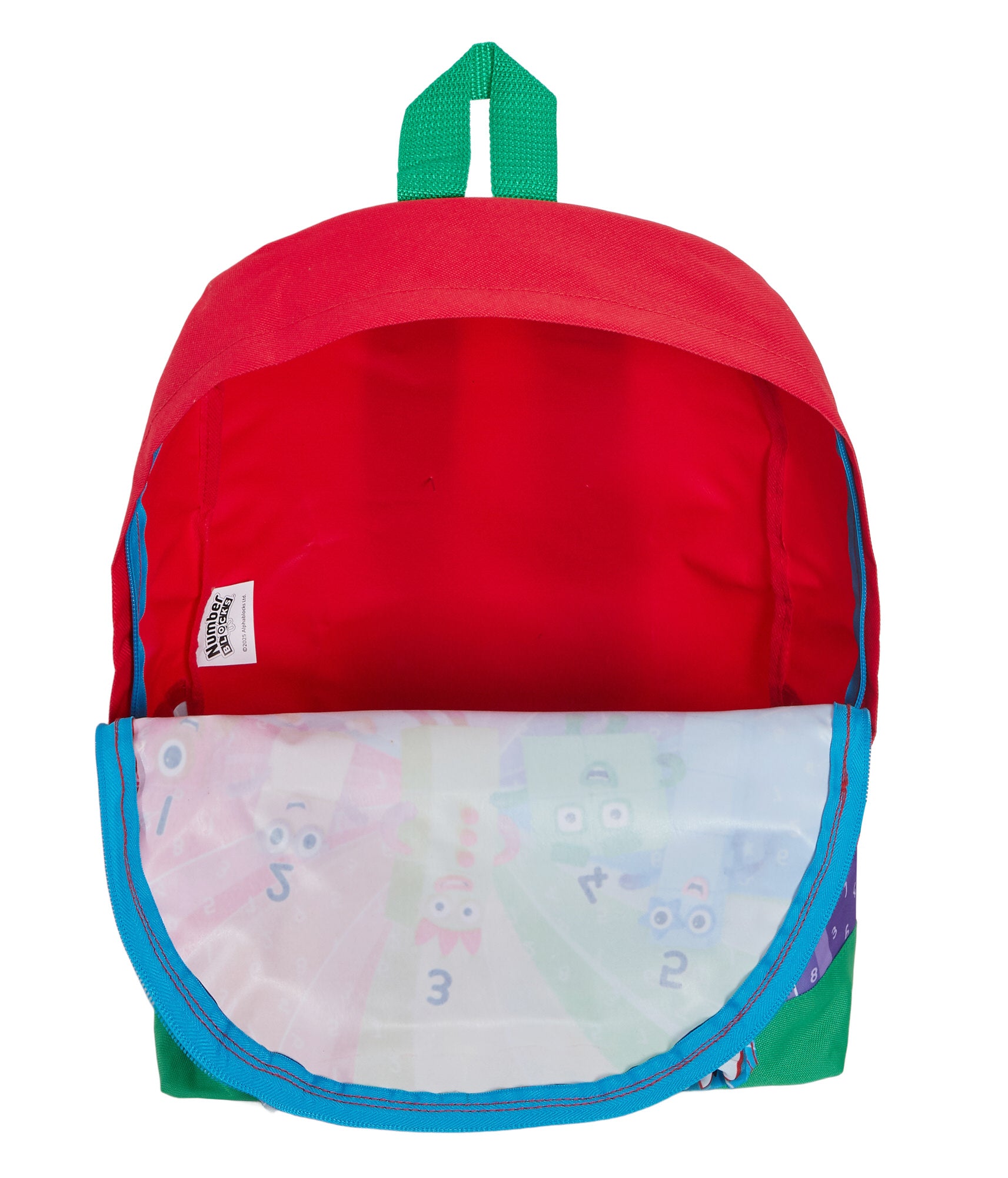 Numberblocks Backpack + Lunch Bag + Pencil Case Kids 3 Piece Nursey School Bag