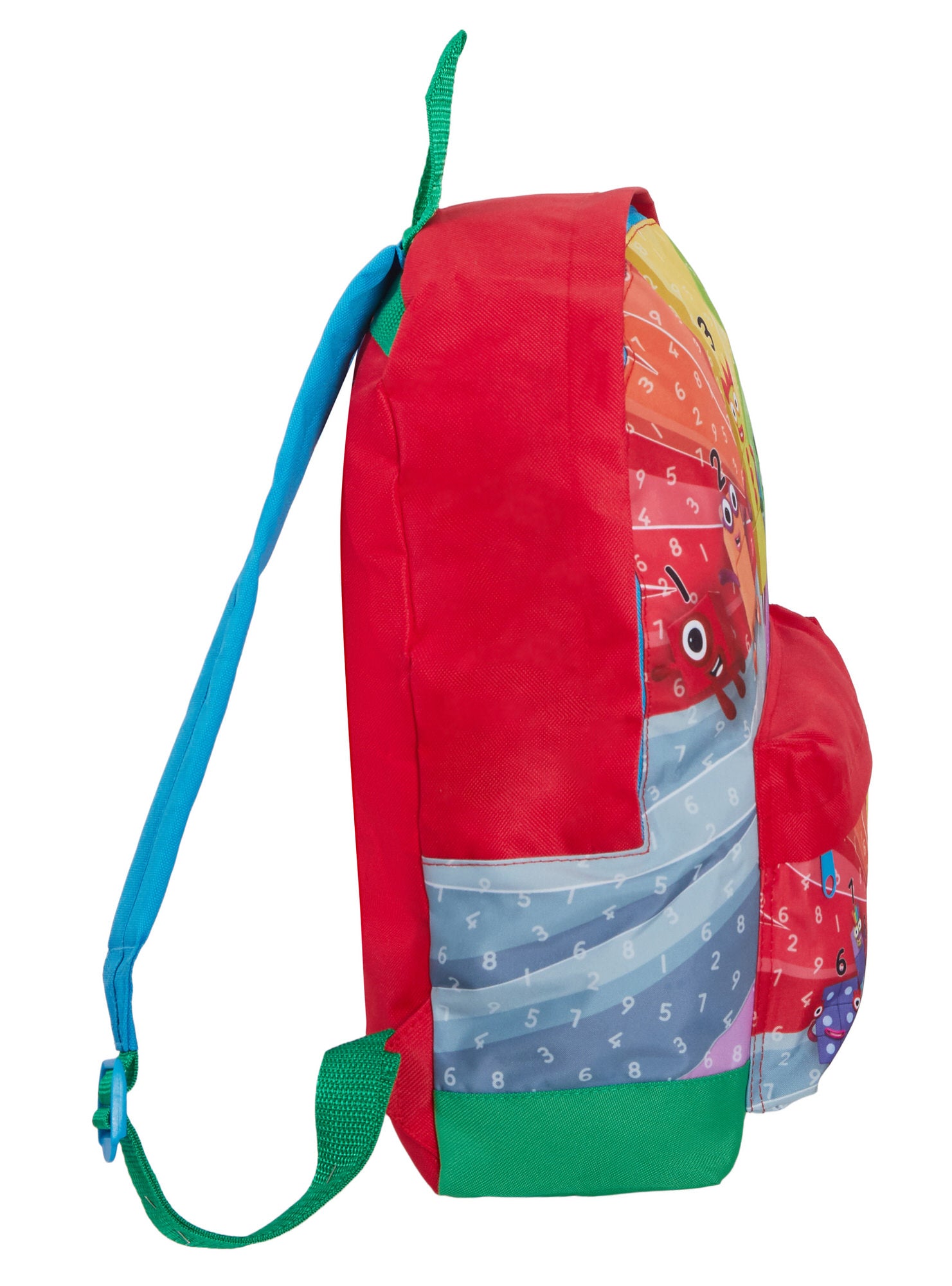 Numberblocks Backpack + Lunch Bag + Pencil Case Kids 3 Piece Nursey School Bag