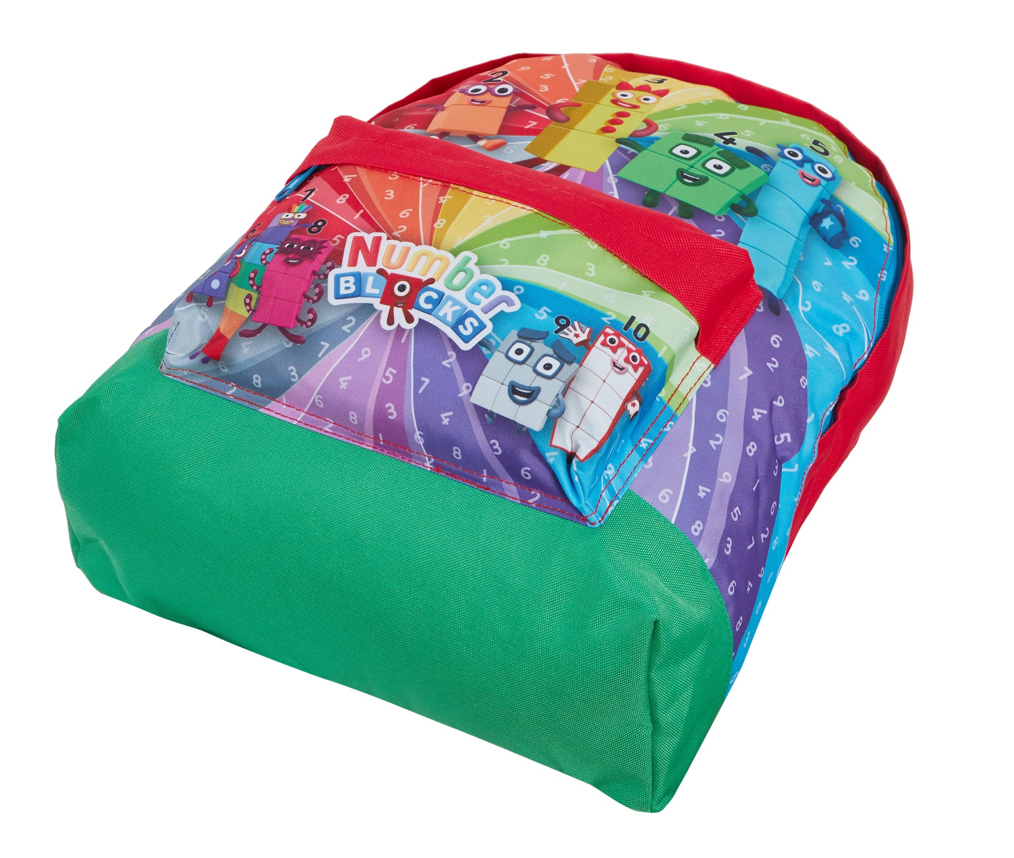 Numberblocks Backpack + Lunch Bag + Pencil Case Kids 3 Piece Nursey School Bag