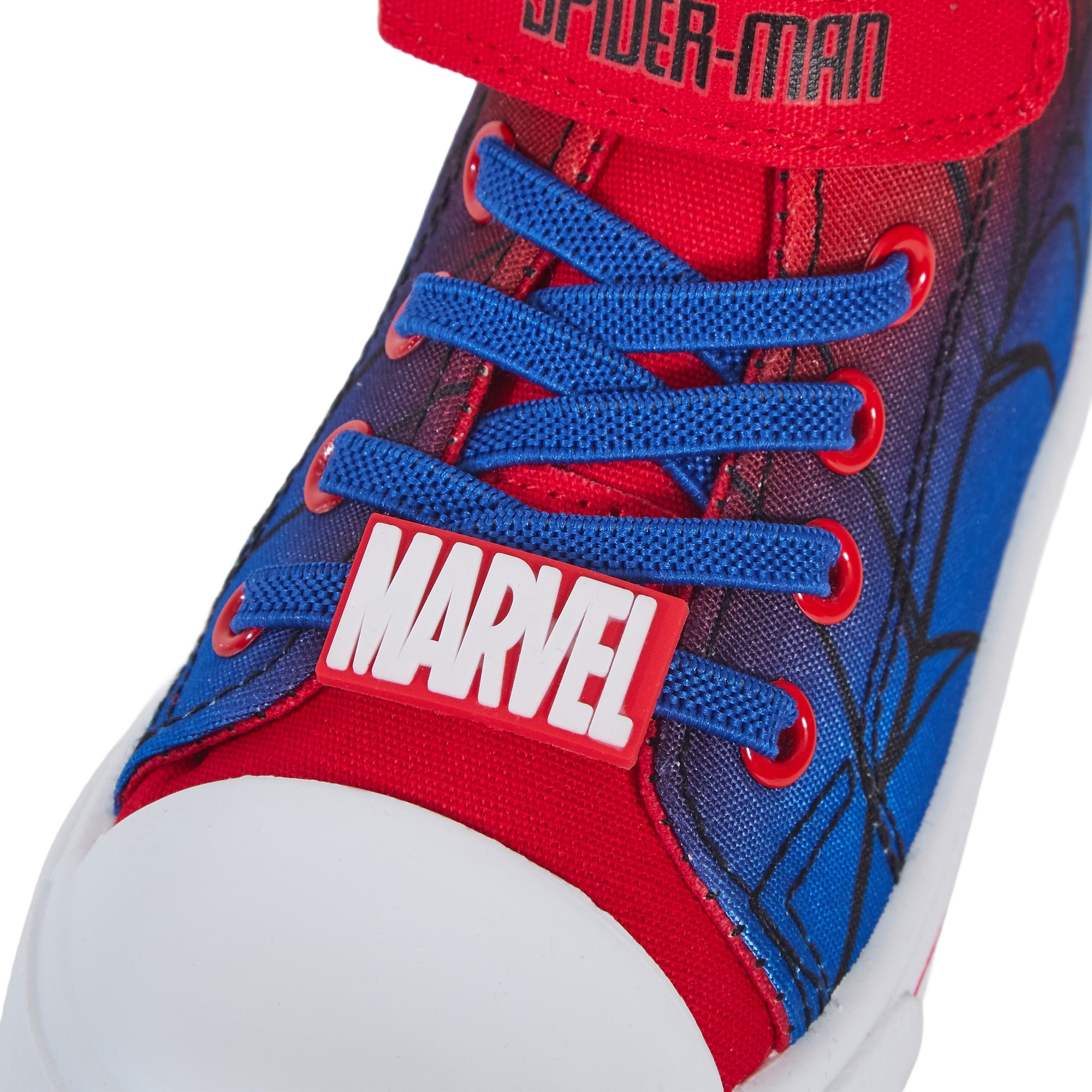 Boys Spiderman Canvas Hi Top Trainers Kids Marvel Sports Shoes Plimsolls Pumps