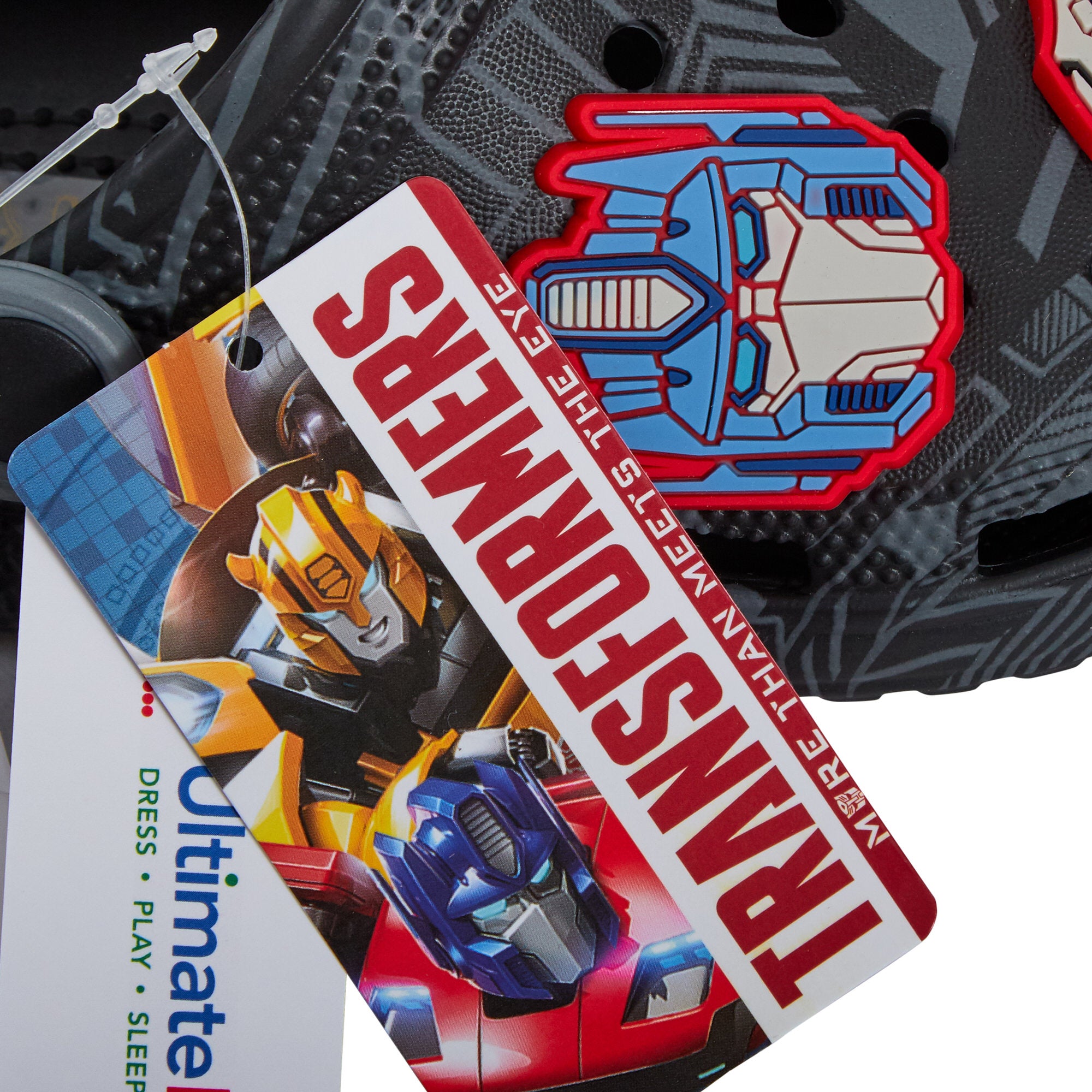 Boys Transformers Clogs + Charms Kids Sandals Optimus Prime Sliders Beach Shoes