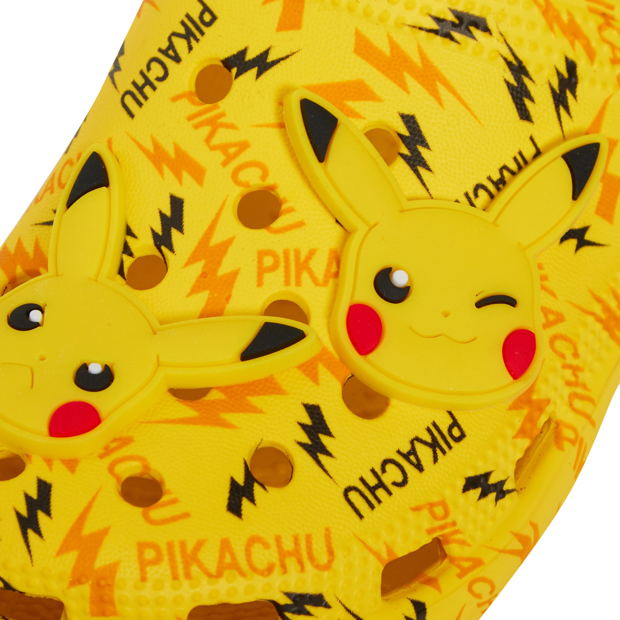 Pokemon Pikachu Clogs + Charms Kids Sandals Boys Girls Sliders Strap Beach Shoes