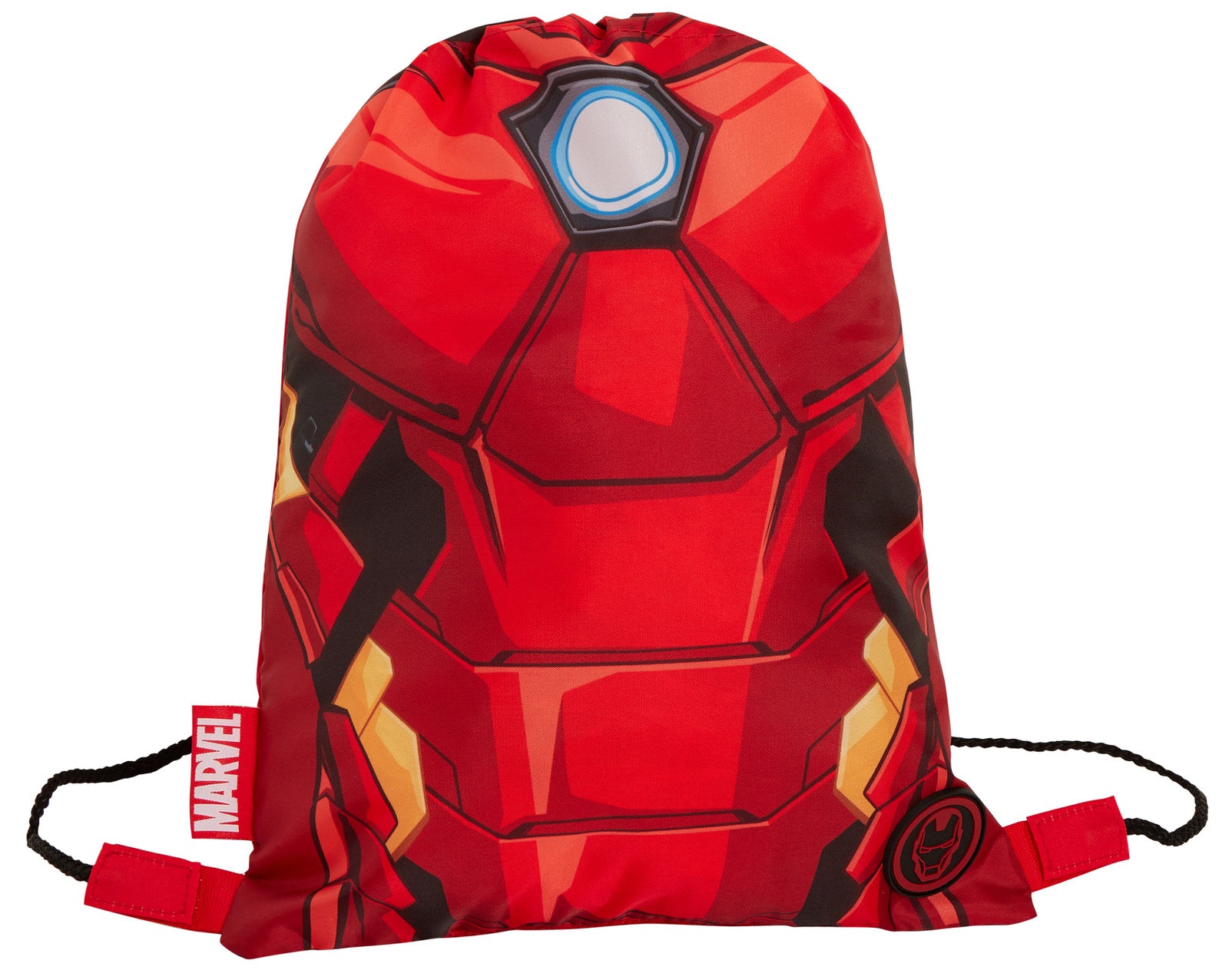 Boys Marvel Iron Man Drawstring Gym Bag Avengers Sports Swimming PE Kit Backpack