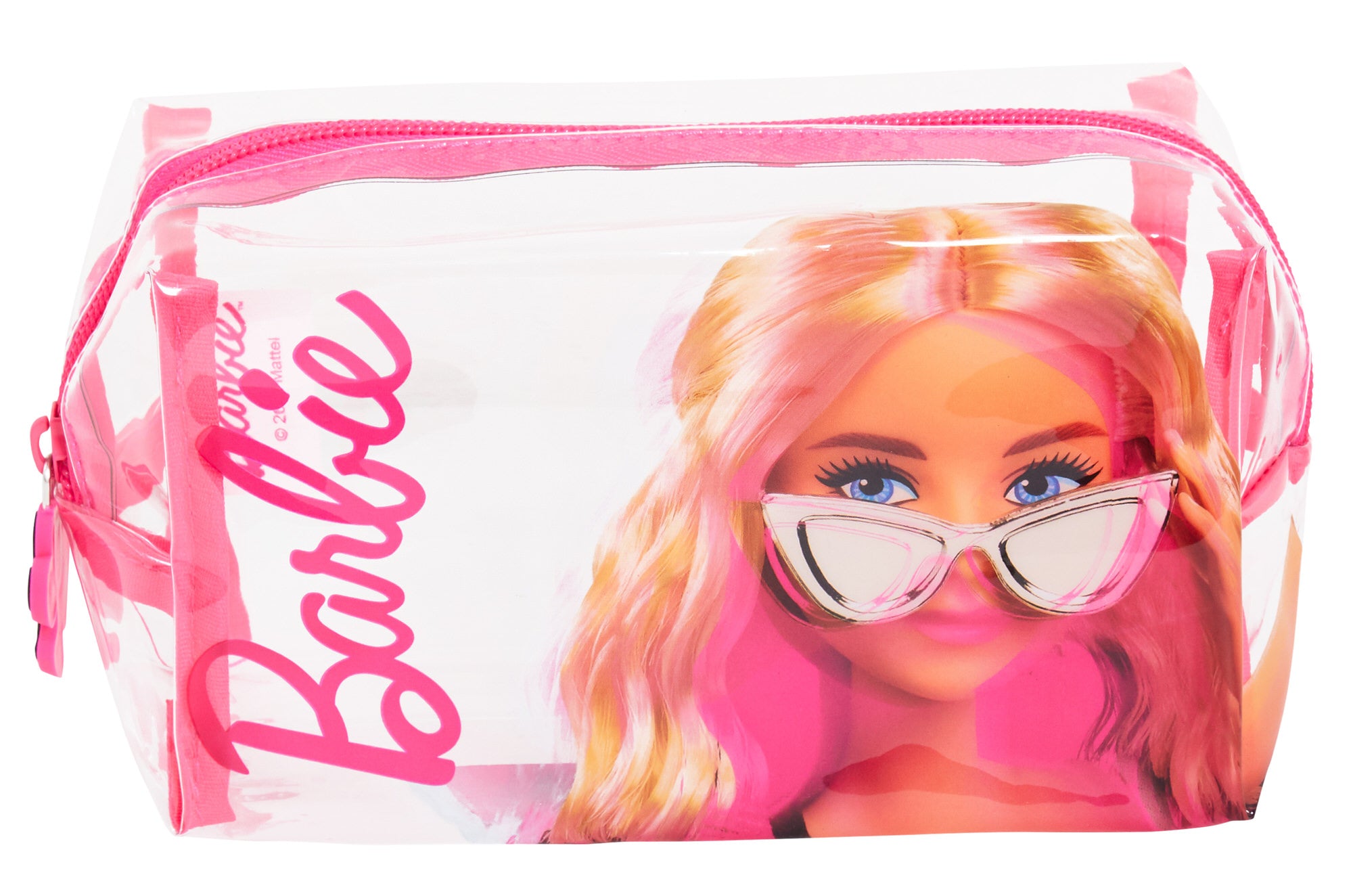 Barbie Clear Cosmetics Bag For Girls Womens Transparent Make Up Bag Pencil Case